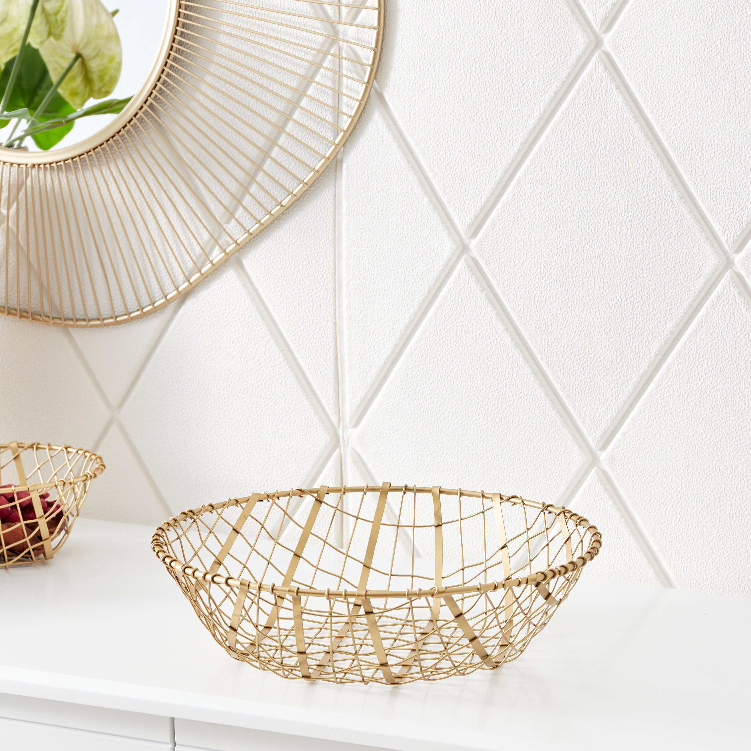 وعاء كروي بسلك معدني من لميا - 33x33x10 سم-hbxdecorandfurnishings-homeaccessories-bowls-image-2