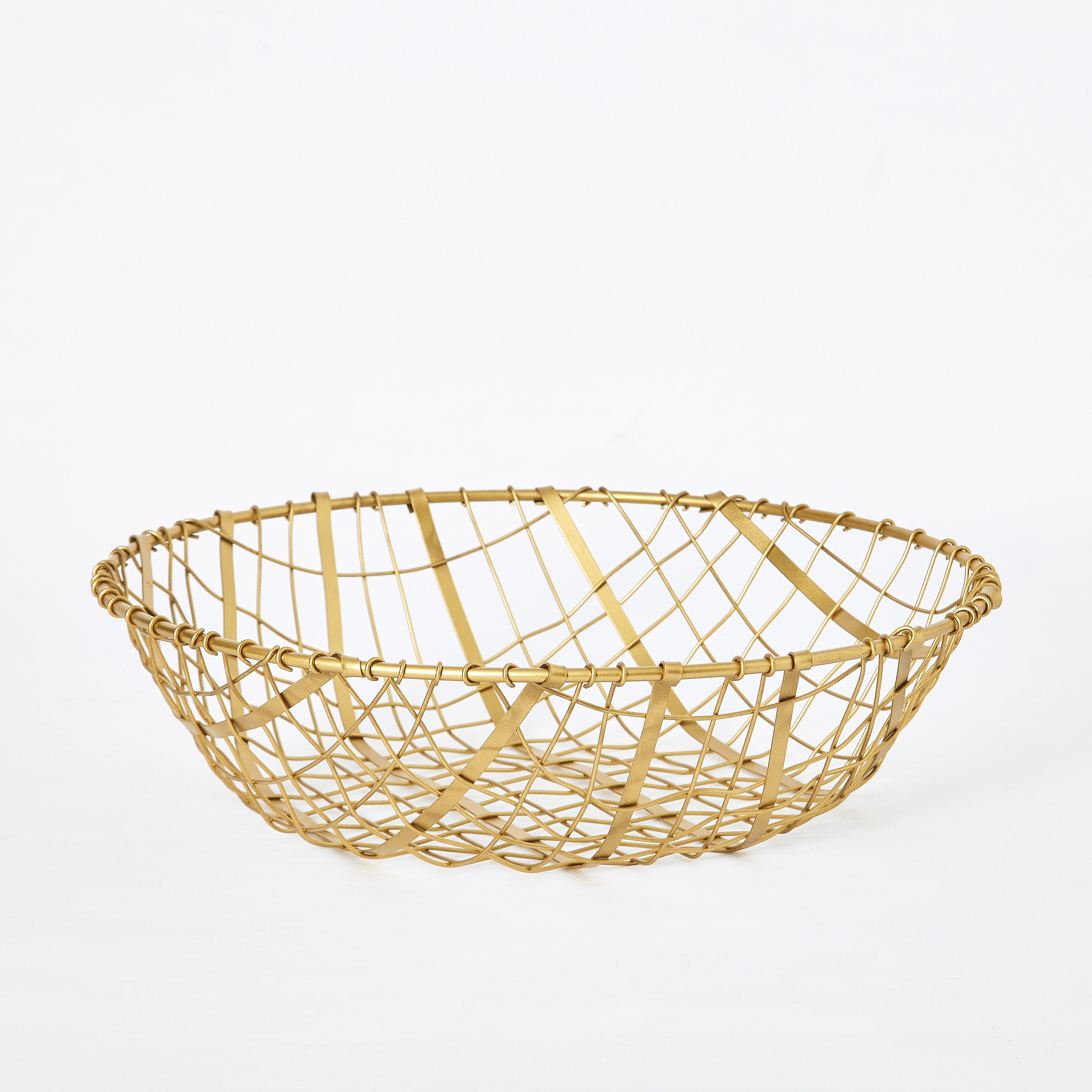 وعاء كروي بسلك معدني من لميا - 33x33x10 سم-hbxdecorandfurnishings-homeaccessories-bowls-image-5