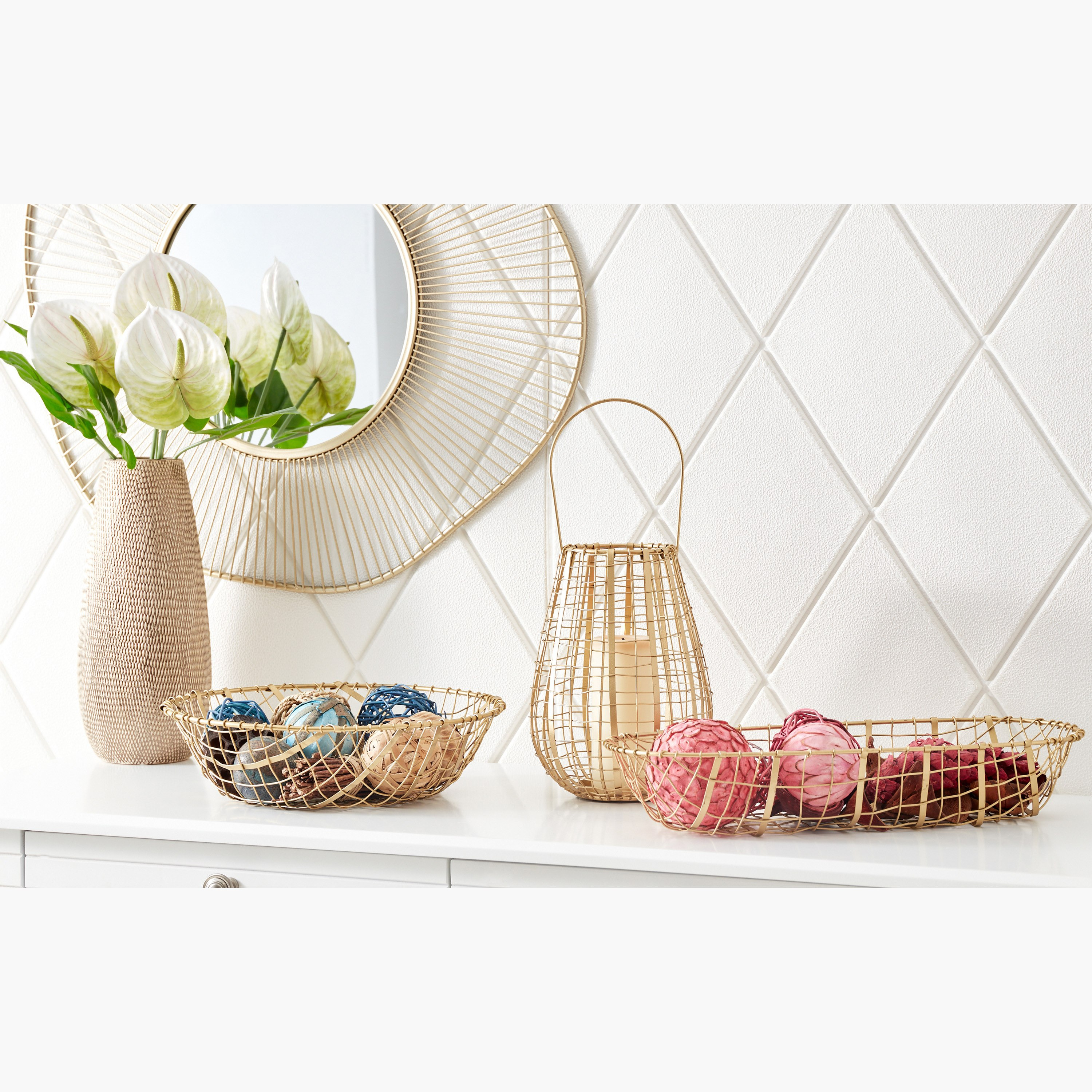 Lamya Metal Wire Long Bowl - 38x18x8 cm-PROMO_HB_AE_B1G1_250925-image-4