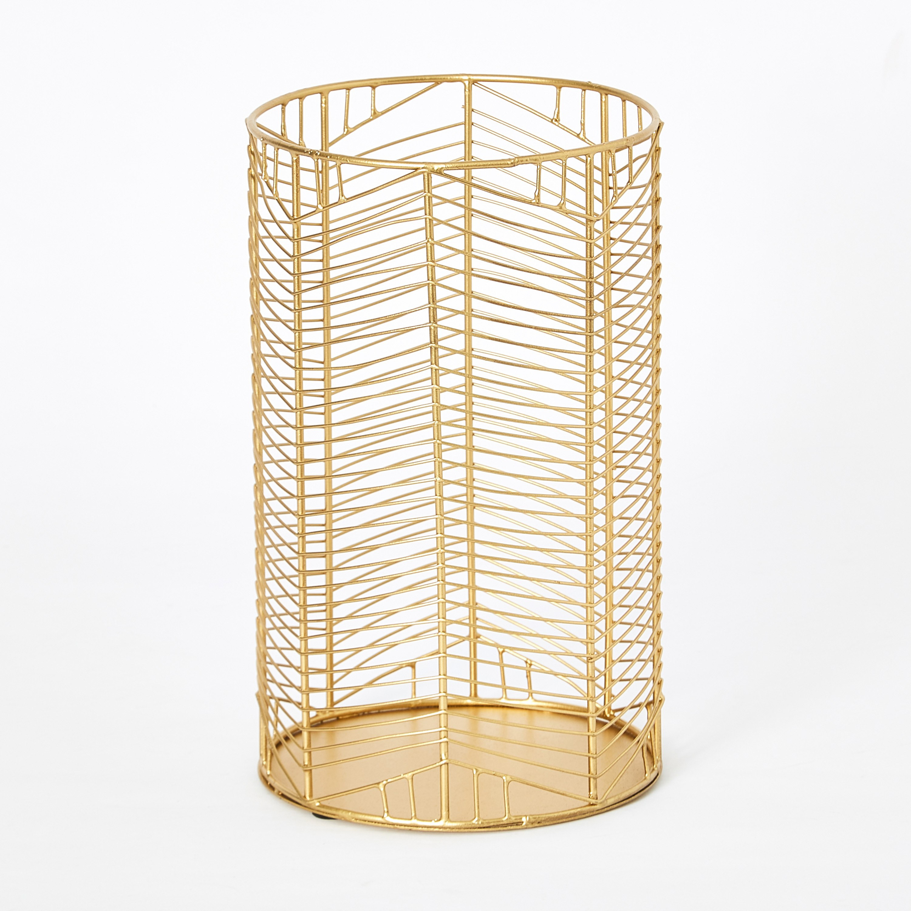 Lamya Metal Wire Candleholder - 5x15x26 cm-hbxlivingroom-decorandaccessories-candleholders-image-5