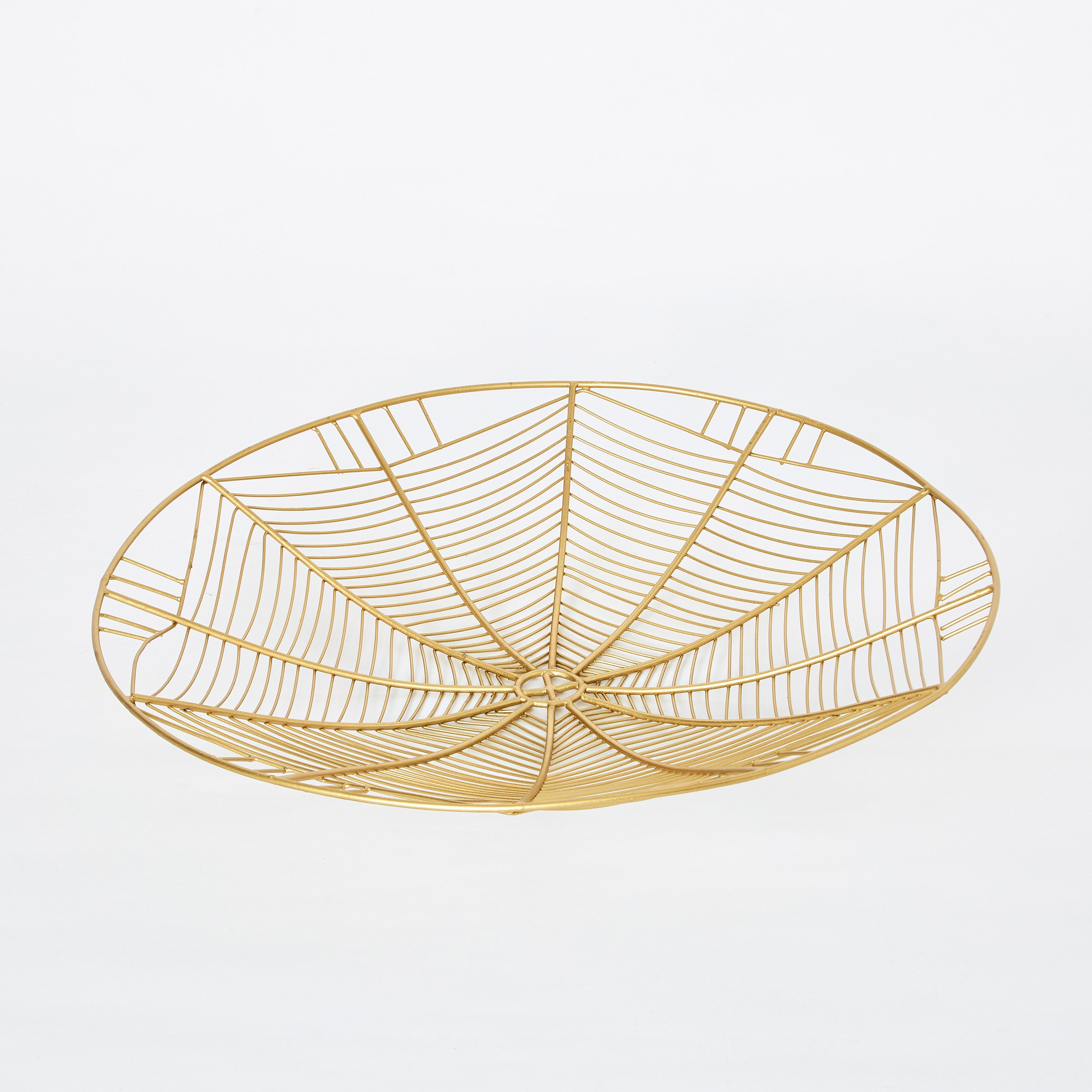 صحن كروي بسلك معدني من لميا - 38x38x6 26سم-hbxhomeware-hbxdecorandfurnishings-image-5