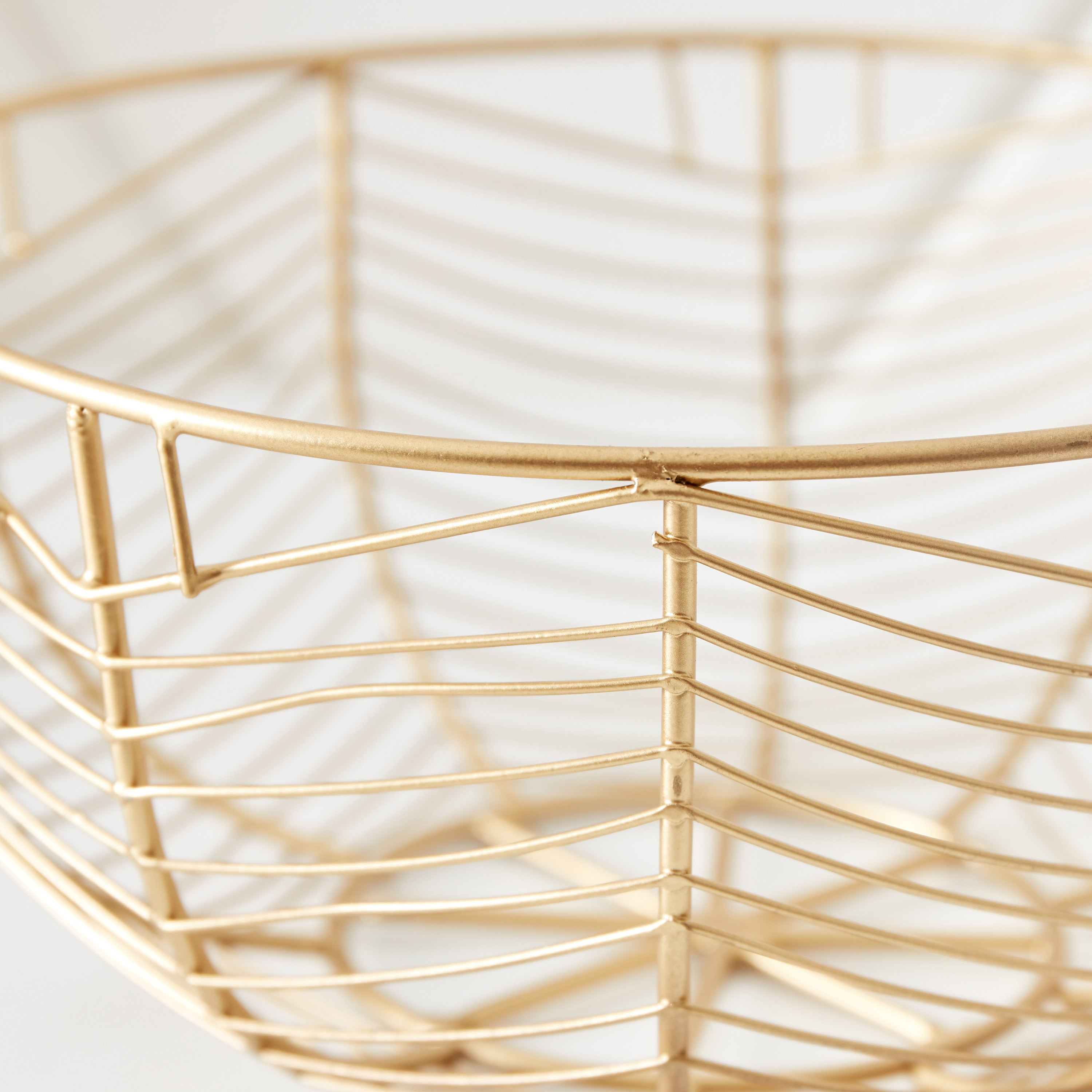 Lamya Metal Wire Sphere Bowl Basket - 20x20x10 cm-hbxdecorandfurnishings-homeaccessories-bowls-image-3