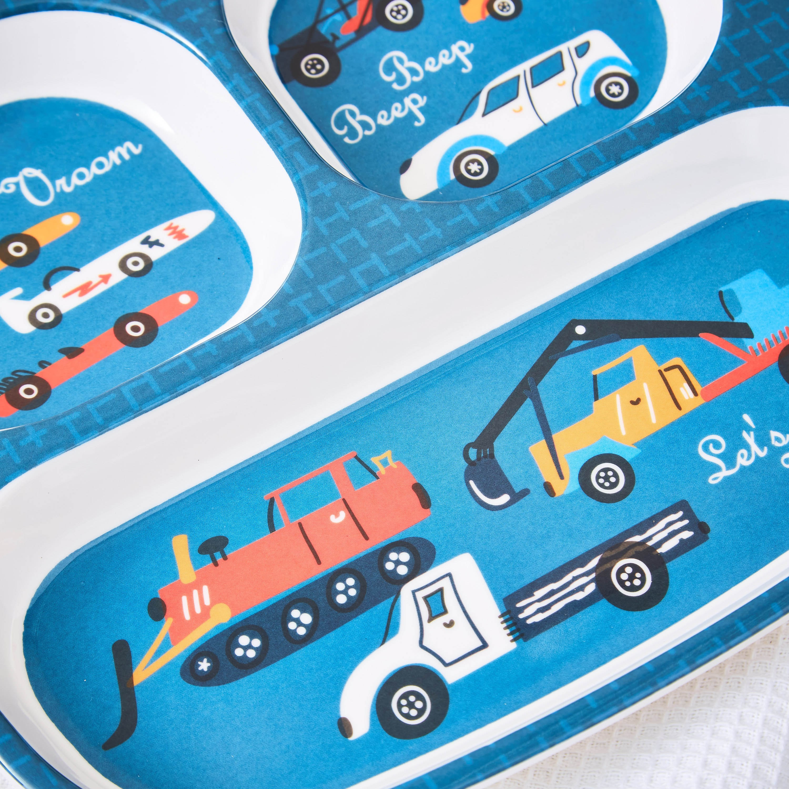 Transport 3-Partition Rectangular Plate - 24x21.5 cm-hbxhomeware-hbxkidsandyouth-image-2