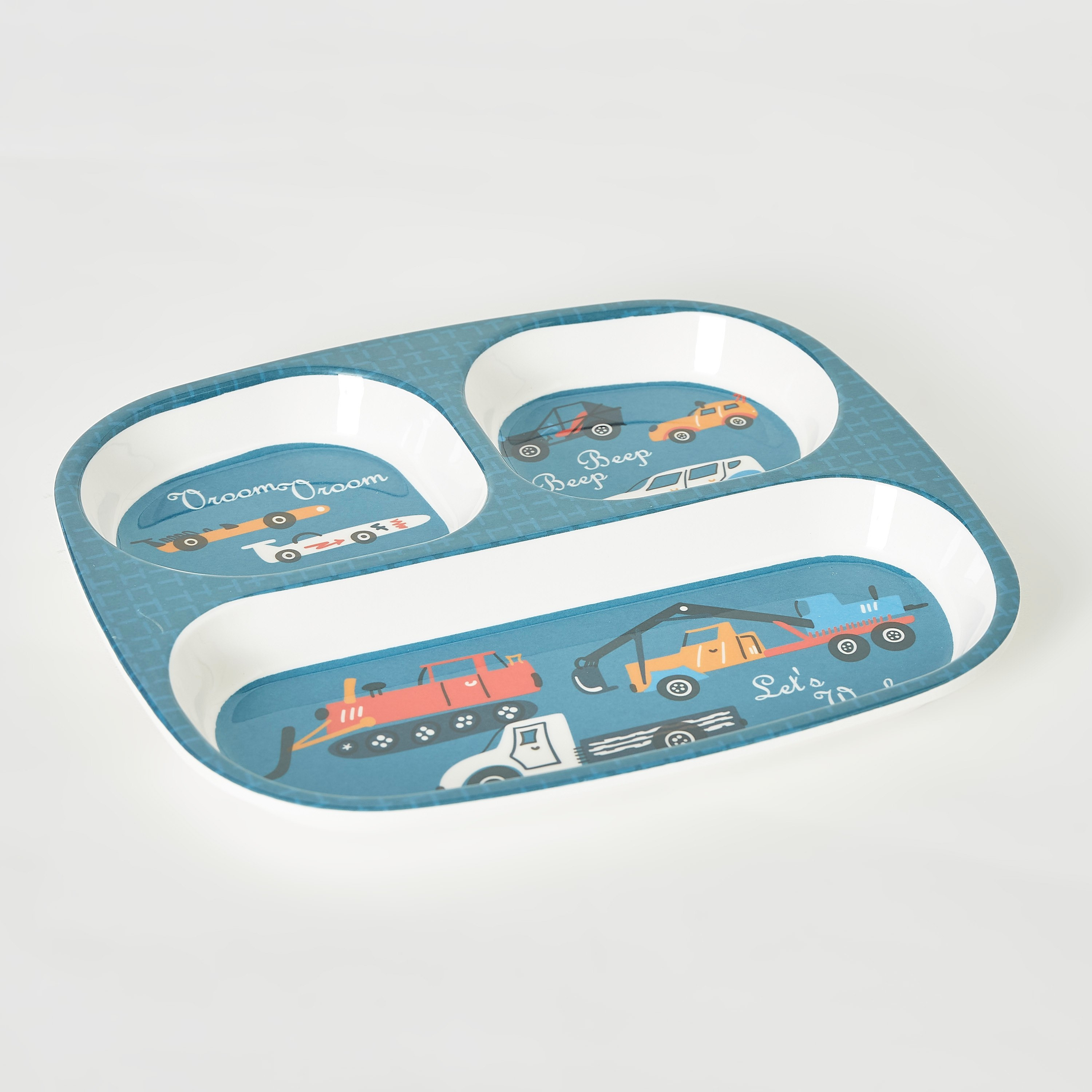 Transport 3-Partition Rectangular Plate - 24x21.5 cm-hbxhomeware-hbxkidsandyouth-image-4