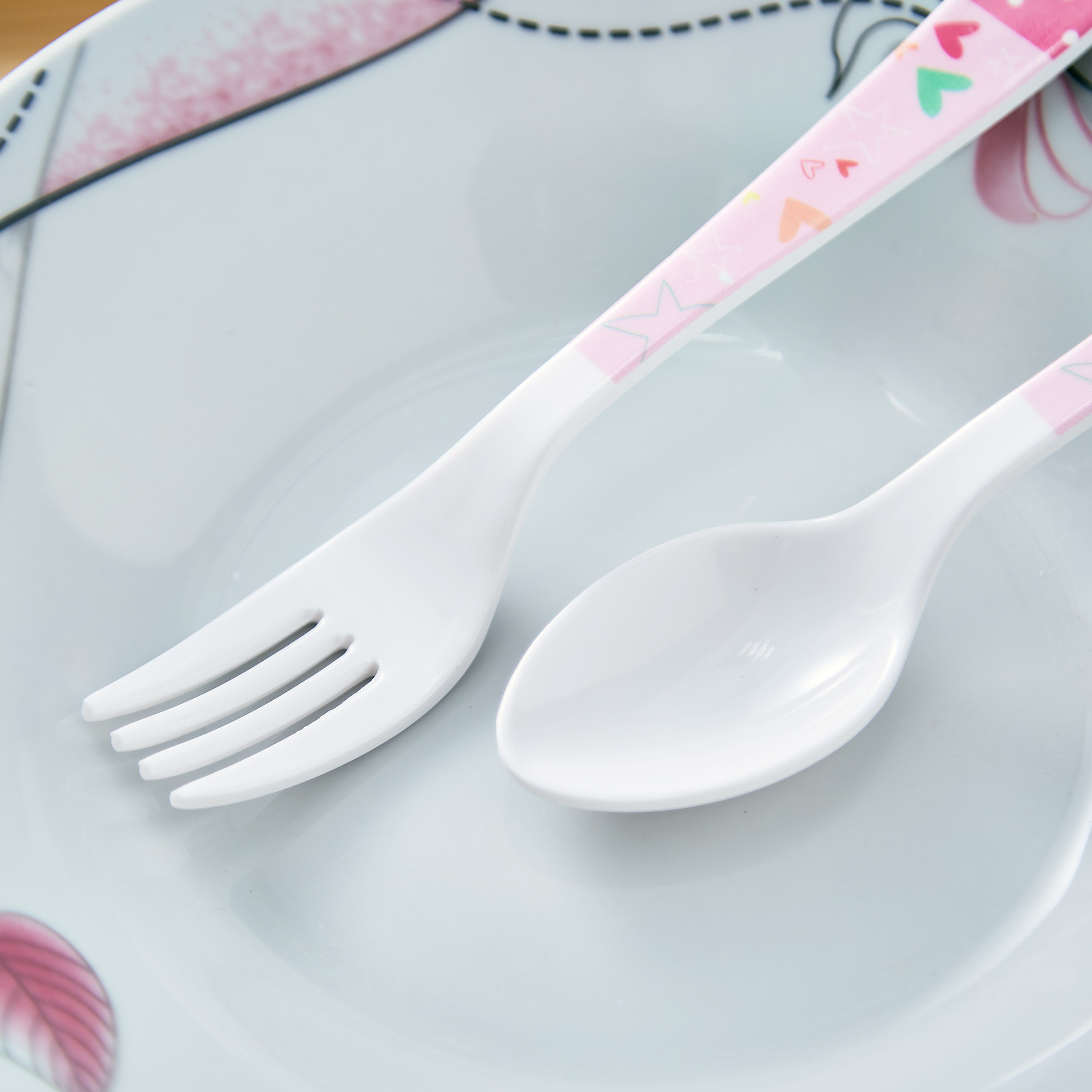 Circus Spoon and Fork Set - 16 cm-hbxhomeware-hbxkidsandyouth-image-2
