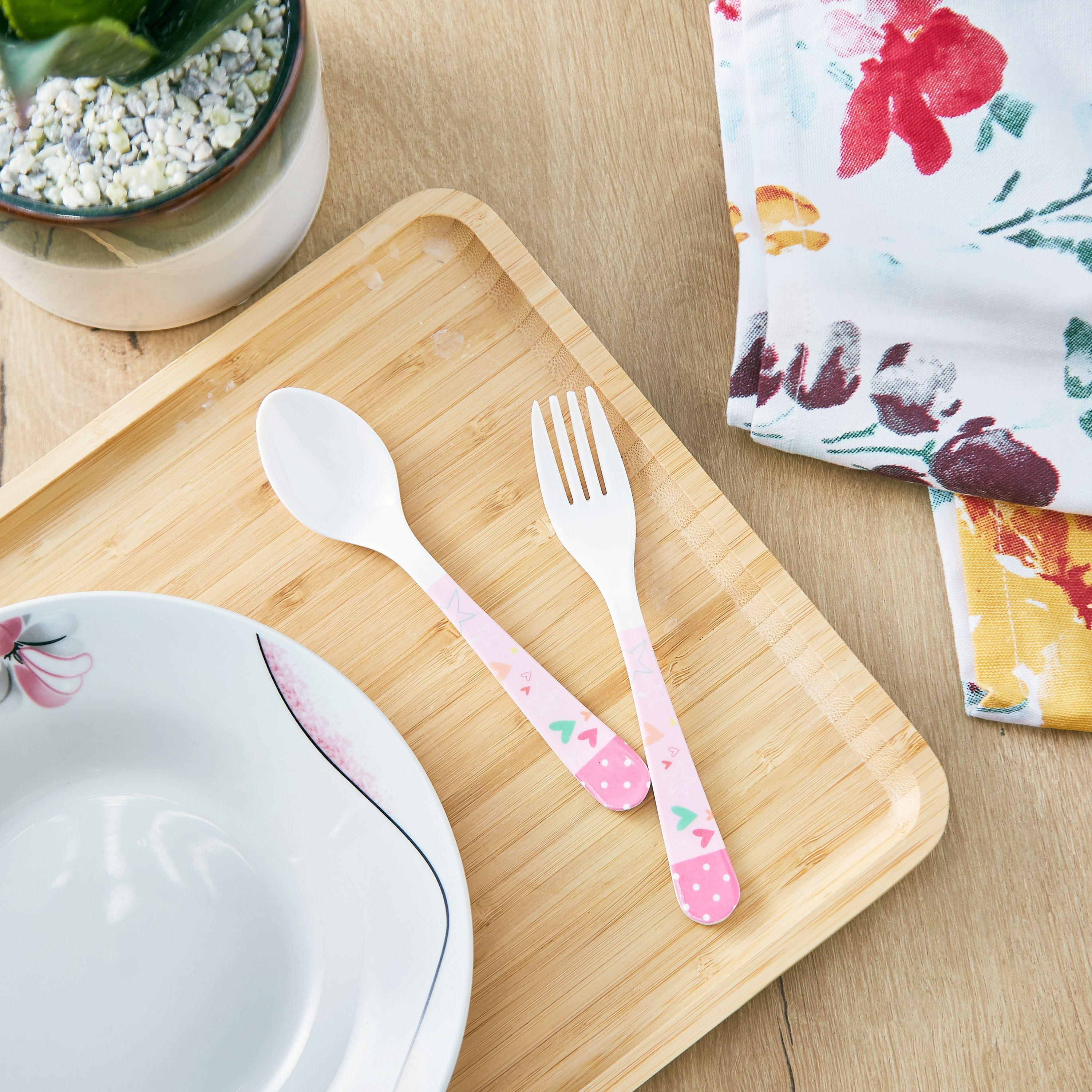 Circus Spoon and Fork Set - 16 cm-hbxhomeware-hbxkidsandyouth-image-3