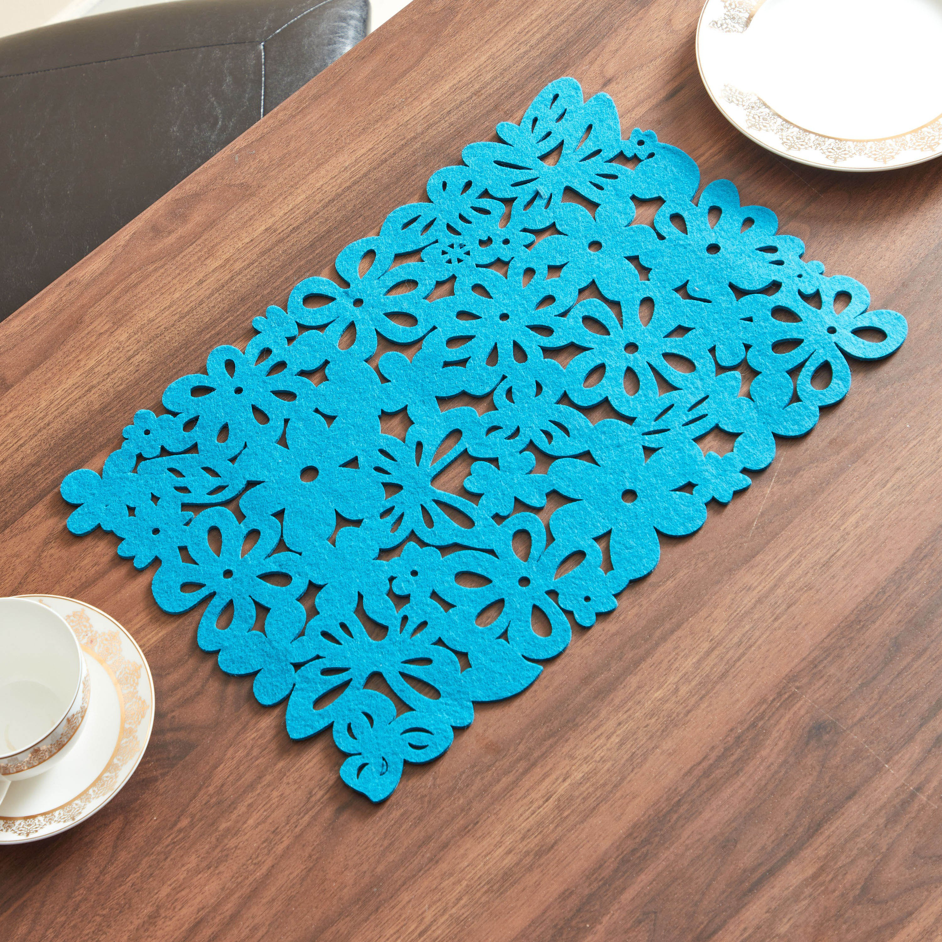 لبادة صحون بتصميم أزهار - 30x45 سم-hbxdecorandfurnishings-homefurnishings-tablelinens-image-2
