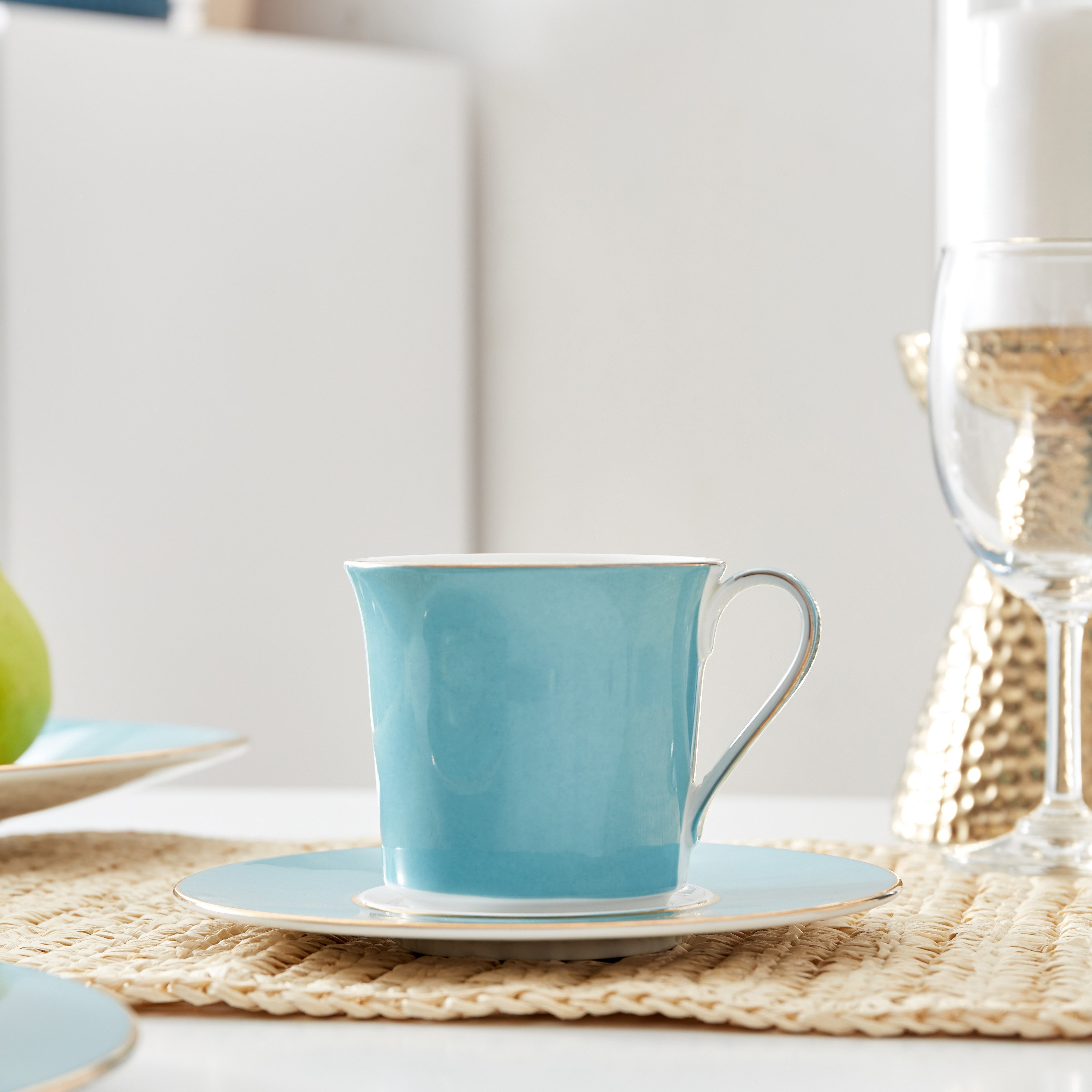 طقم فنجان شاي وصحن من إليجانت - 200 مل-hbxhomeware-hbxkitchen-image-1