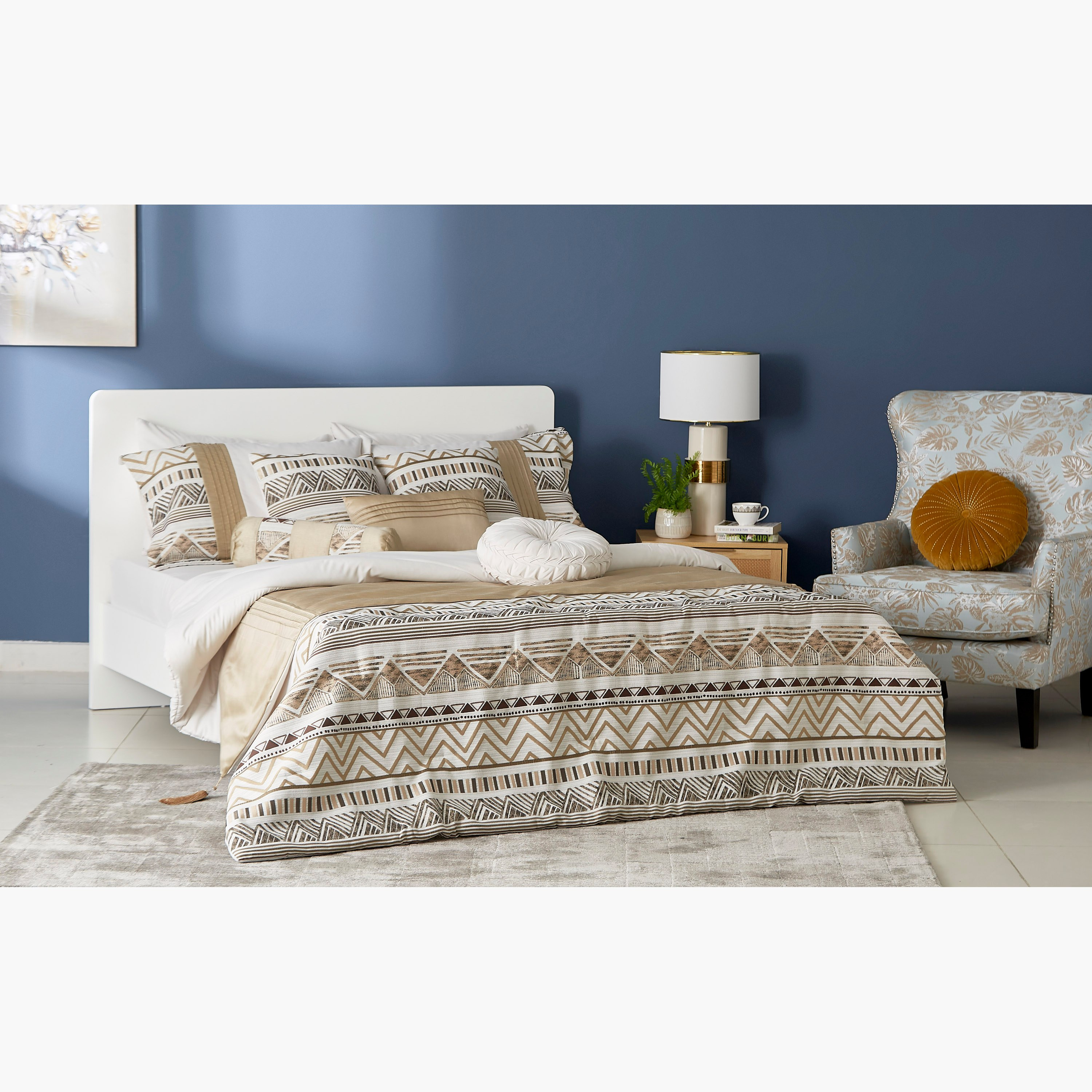 طقم لحاف سوبر كينج جاكار 12 قطعة من إيلا - 240x240 سم-hbxhomeware-hbxdecorandfurnishings-image-9