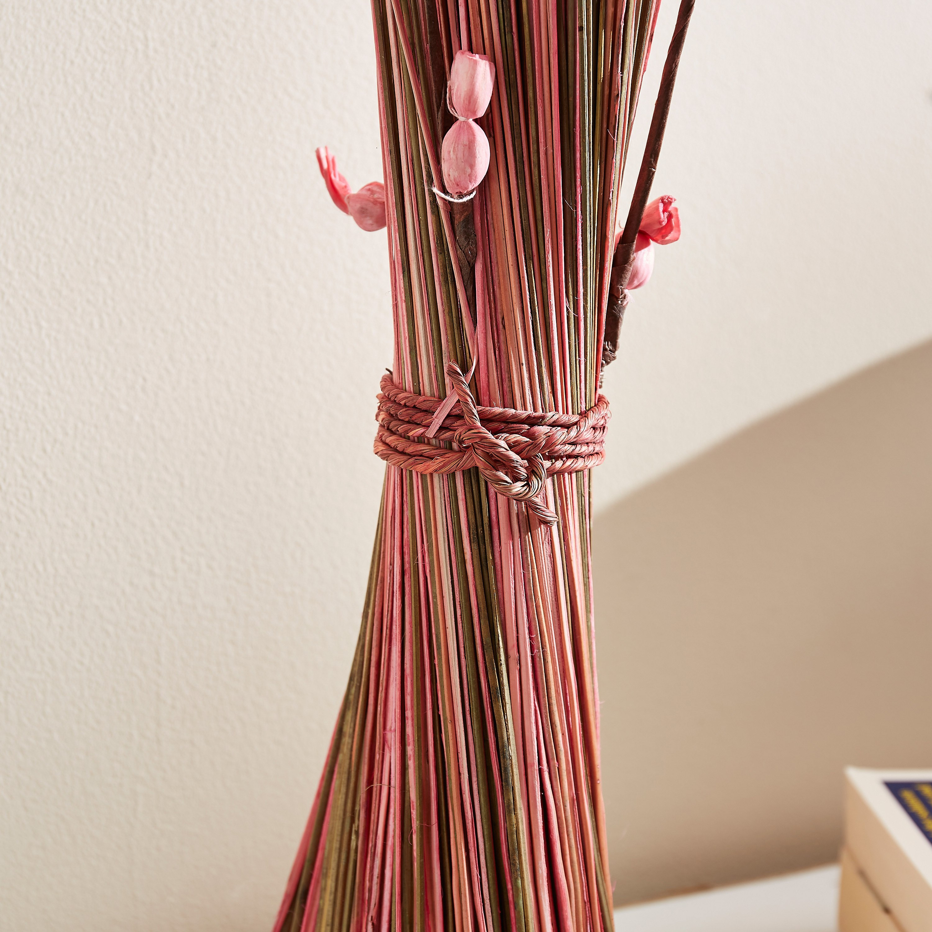 باقة نبات قائمة من إيستيل - 8x8x90 سم-hbxdecorandfurnishings-homeaccessories-artificialflowersandplants-image-3