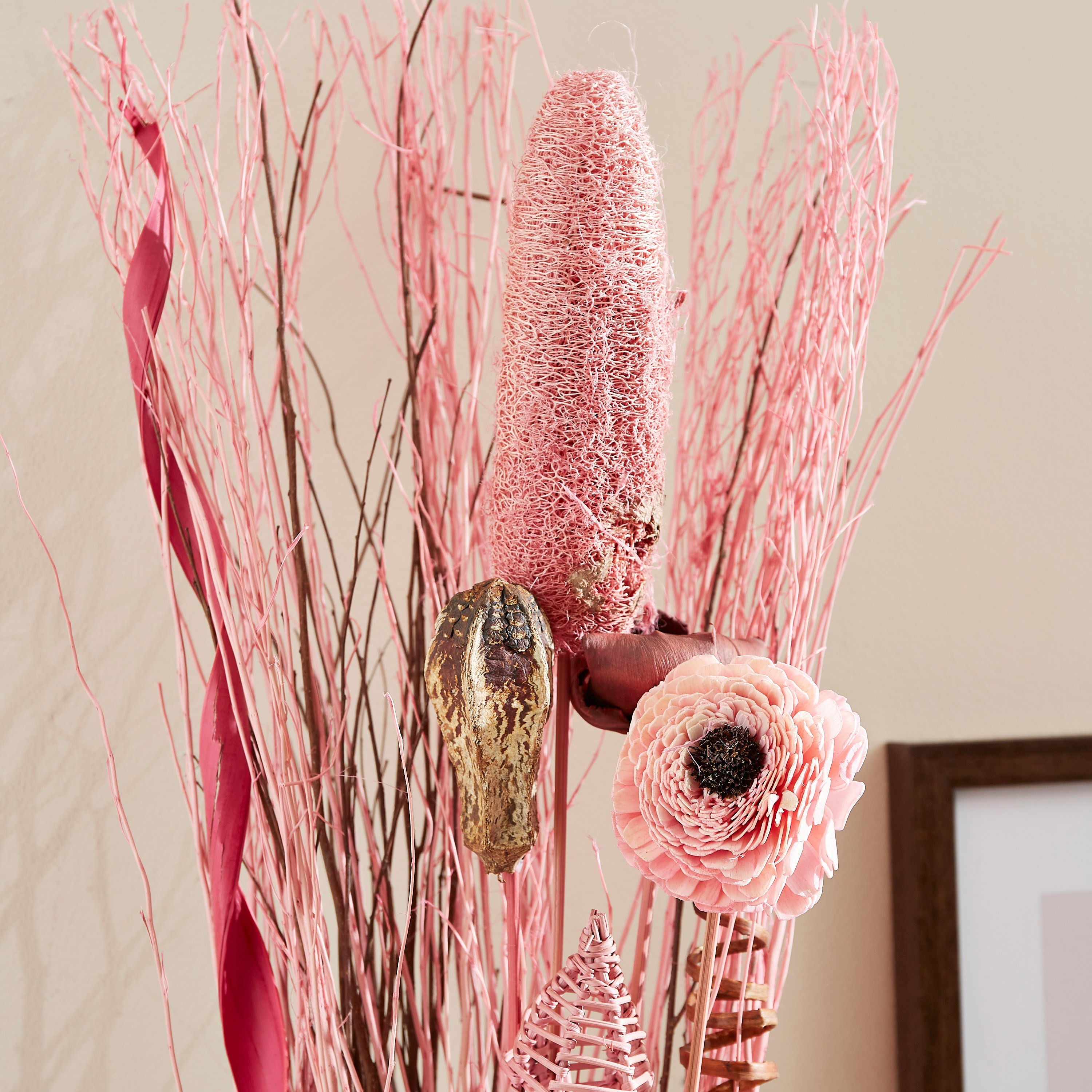 باقة زهور كبيرة من إيستيل - 26×8×100 سم-hbxdecorandfurnishings-homeaccessories-artificialflowersandplants-image-2