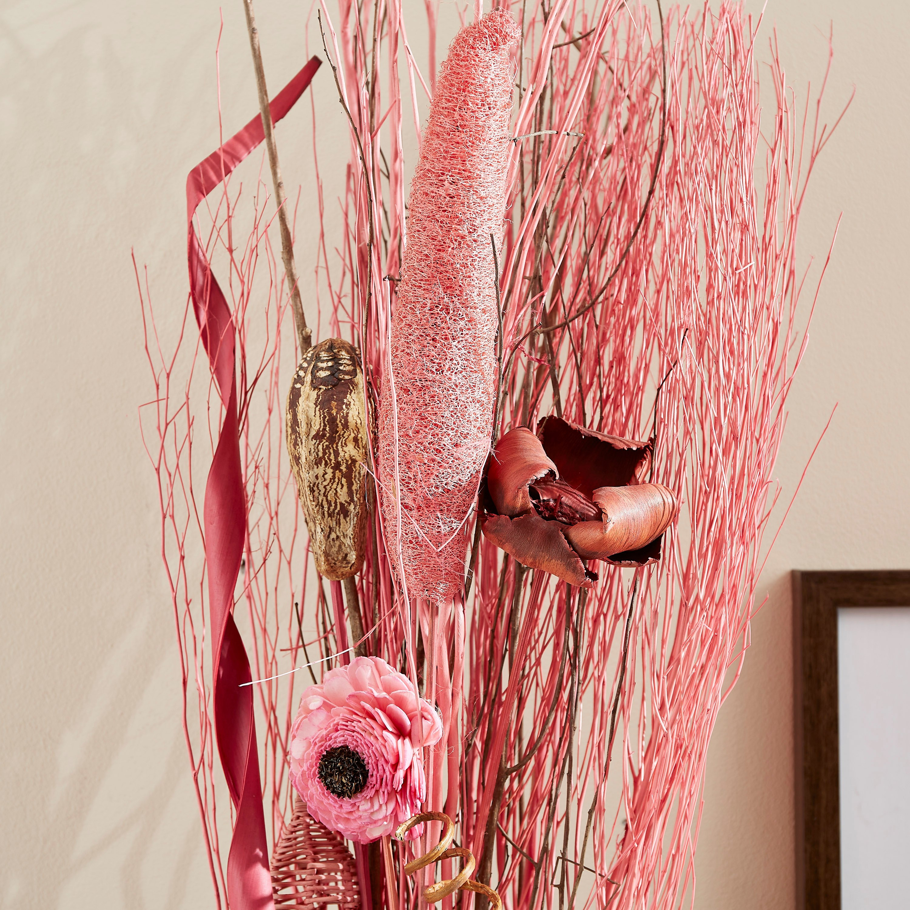 باقة زهور كبيرة من إيستيل - 26×8×100 سم-hbxdecorandfurnishings-homeaccessories-artificialflowersandplants-image-2