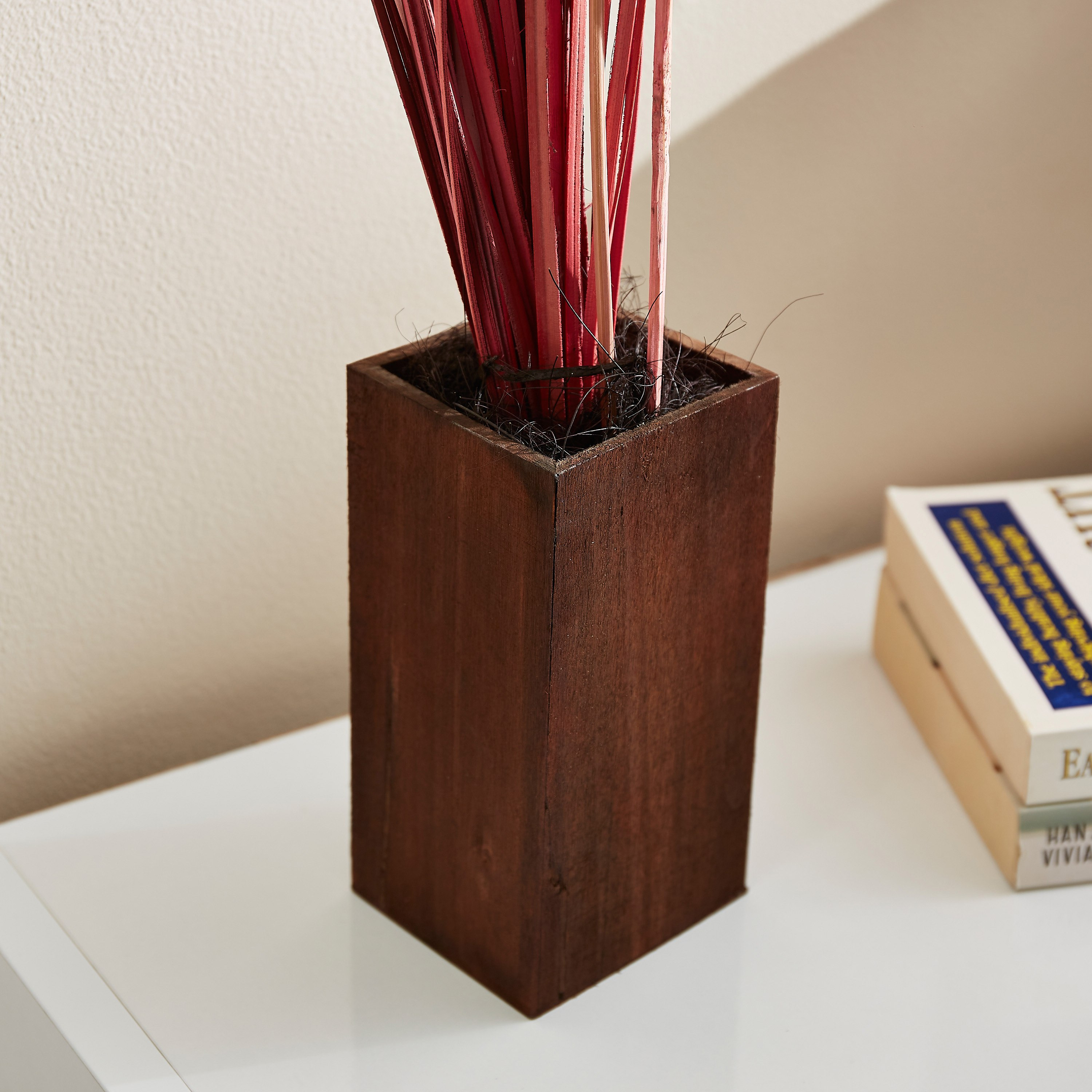 باقة زهور في أصيص خشبي من إيستيل - 8x8x75 سم-hbxdecorandfurnishings-homeaccessories-artificialflowersandplants-image-3