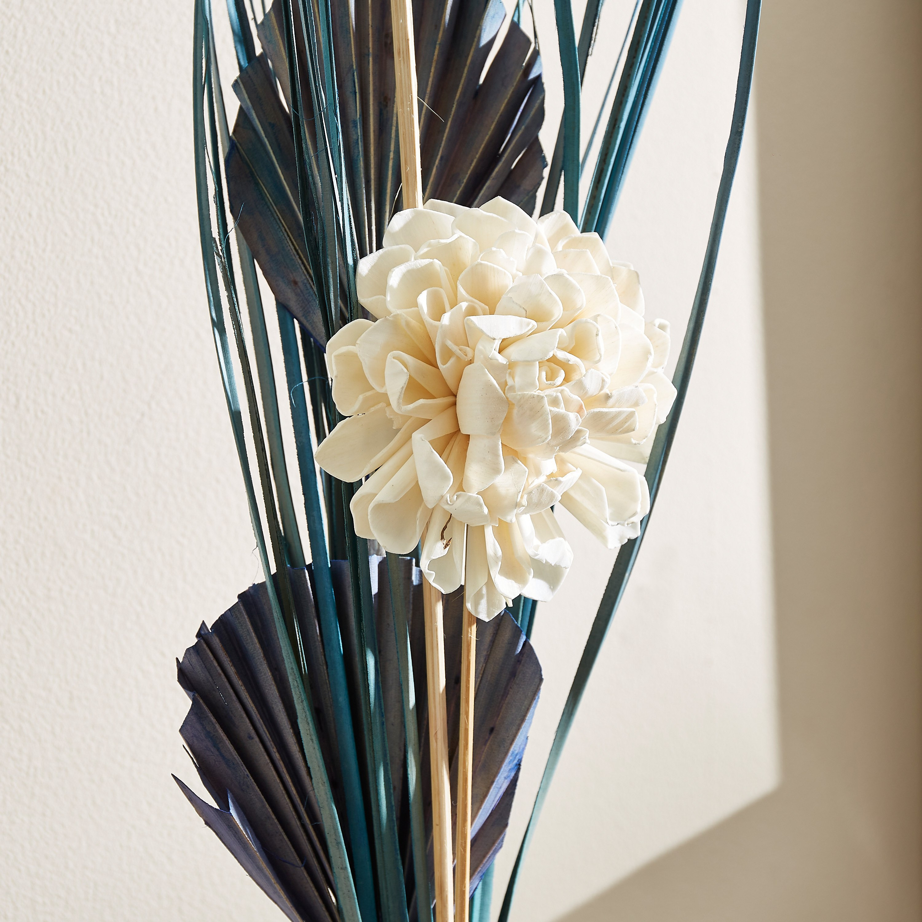باقة زهور في أصيص خشبي من إيستيل - 8x8x75 سم-hbxdecorandfurnishings-homeaccessories-artificialflowersandplants-image-2