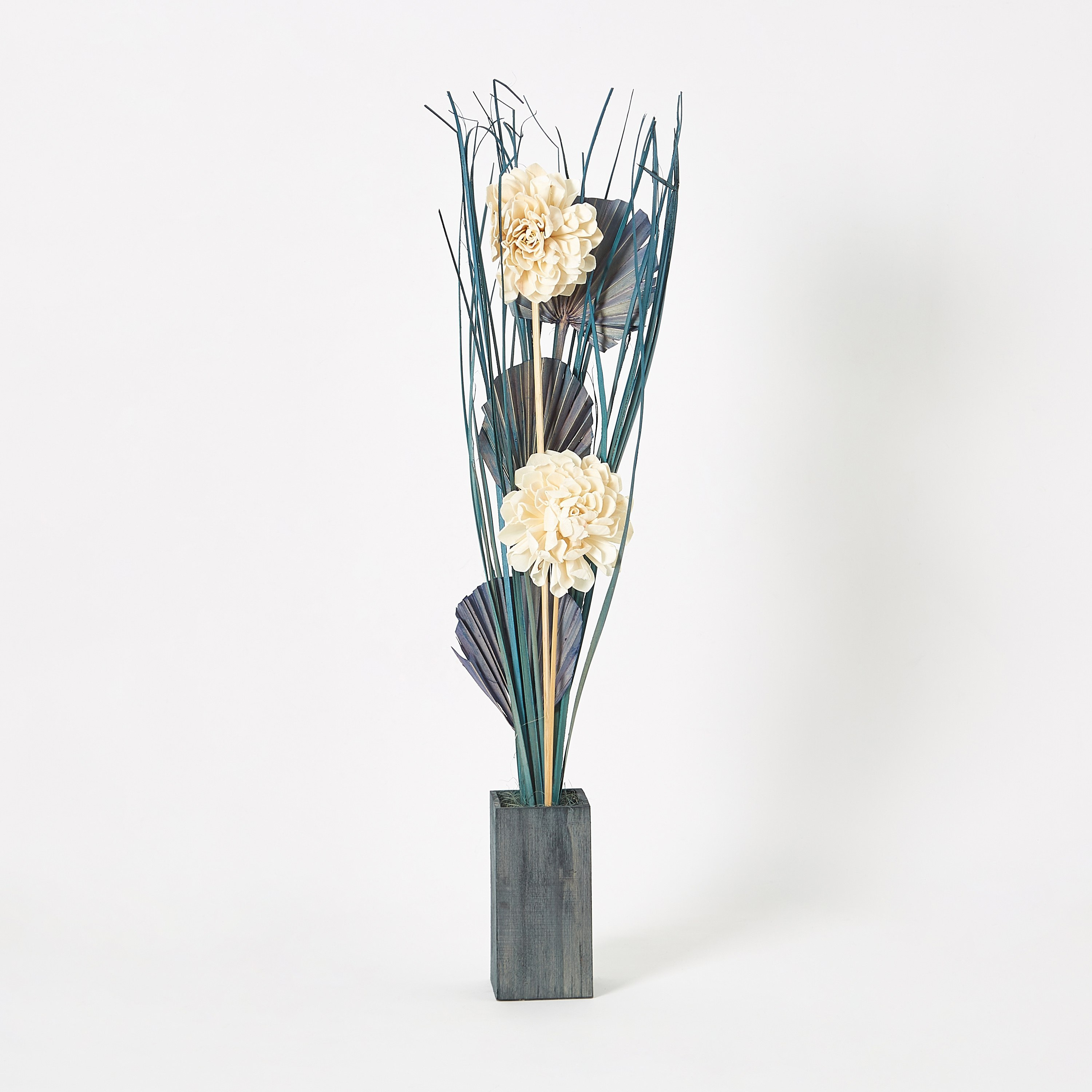 باقة زهور في أصيص خشبي من إيستيل - 8x8x75 سم-hbxdecorandfurnishings-homeaccessories-artificialflowersandplants-image-5
