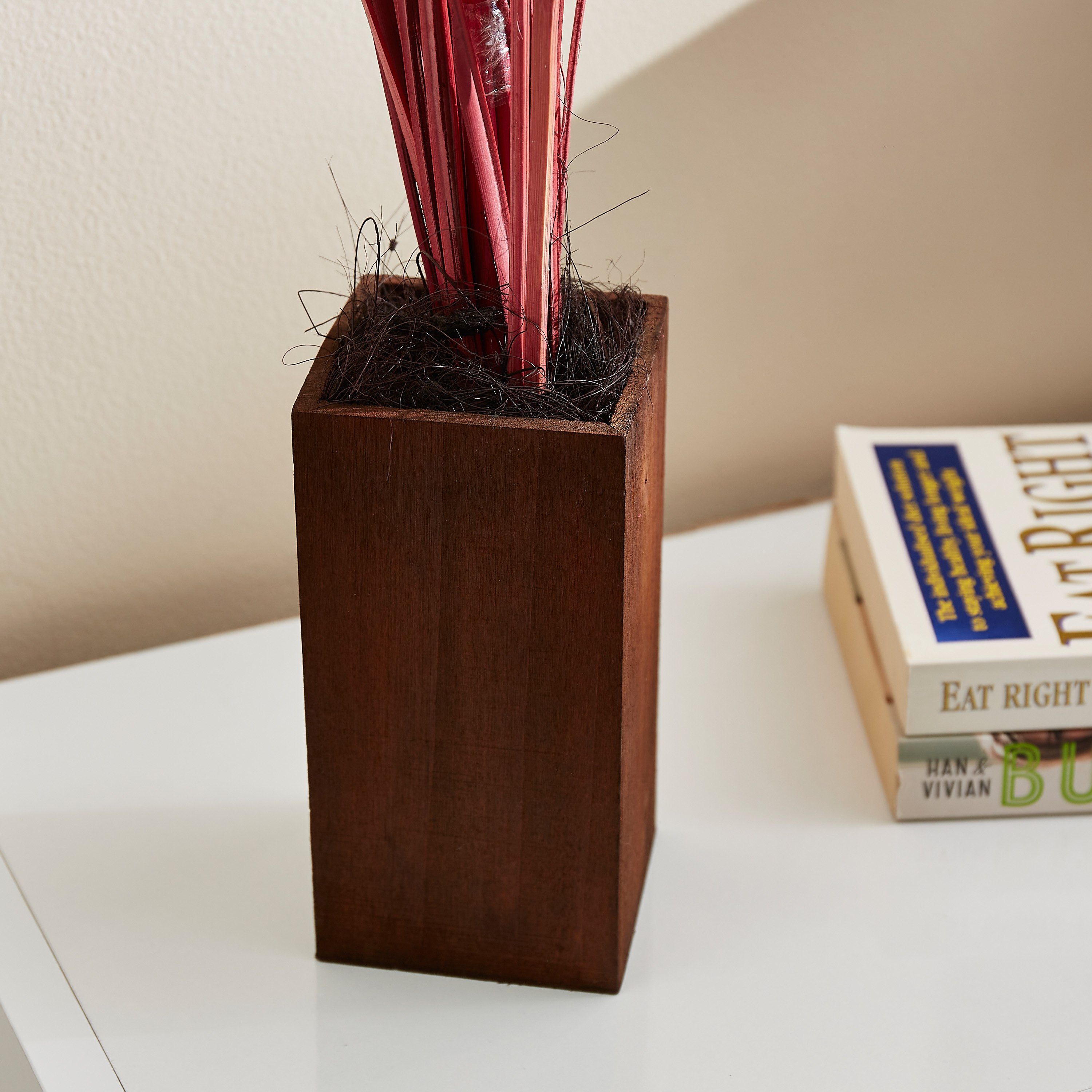باقة زهور في أصيص خشبي من إيستيل - 8x8x75 سم-hbxdecorandfurnishings-homeaccessories-artificialflowersandplants-image-3