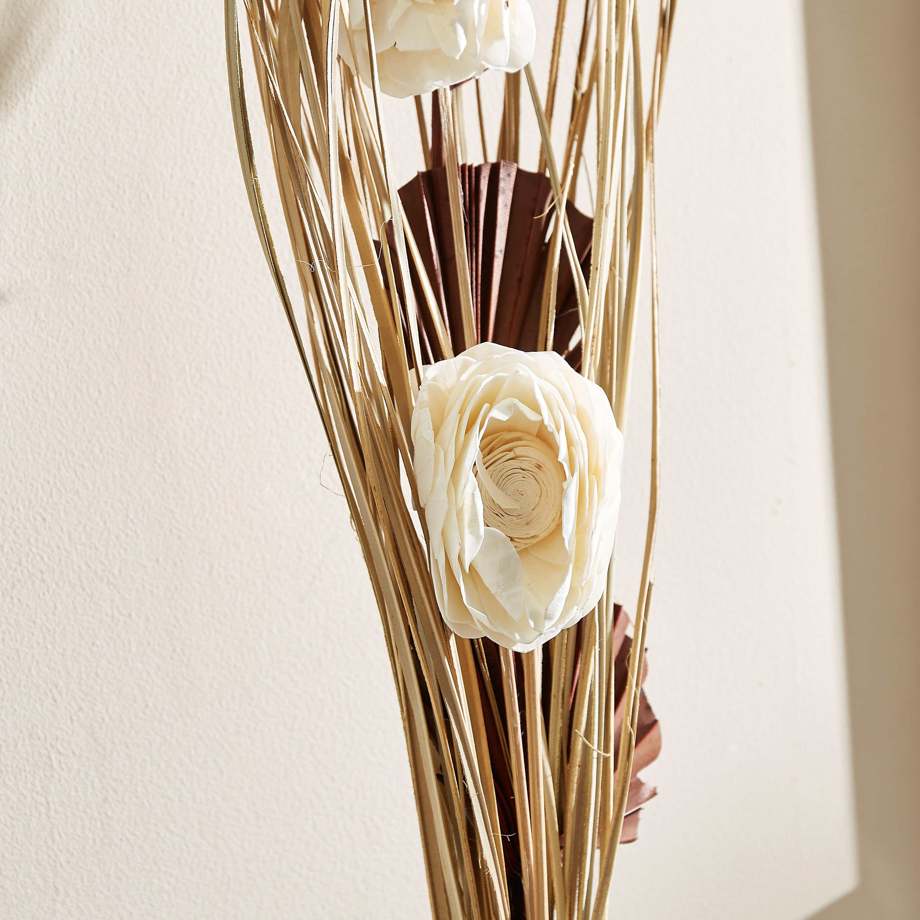باقة زهور في أصيص خشبي من إيستيل - 8x8x75 سم-hbxdecorandfurnishings-homeaccessories-artificialflowersandplants-image-2
