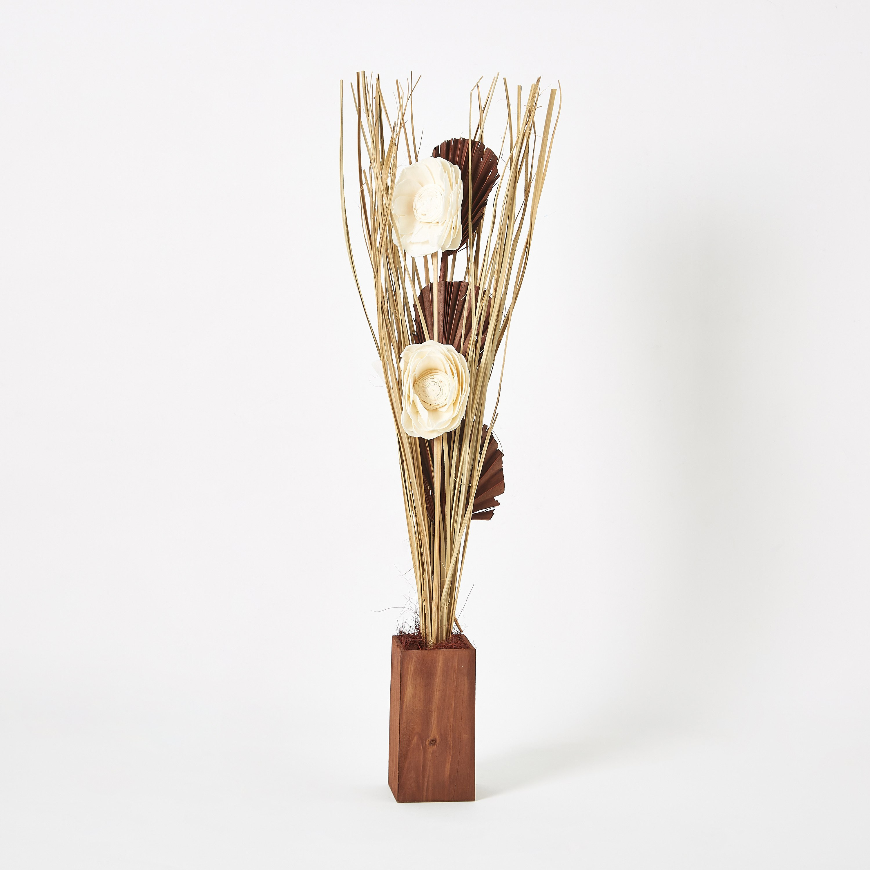 باقة زهور في أصيص خشبي من إيستيل - 8x8x75 سم-hbxdecorandfurnishings-homeaccessories-artificialflowersandplants-image-5