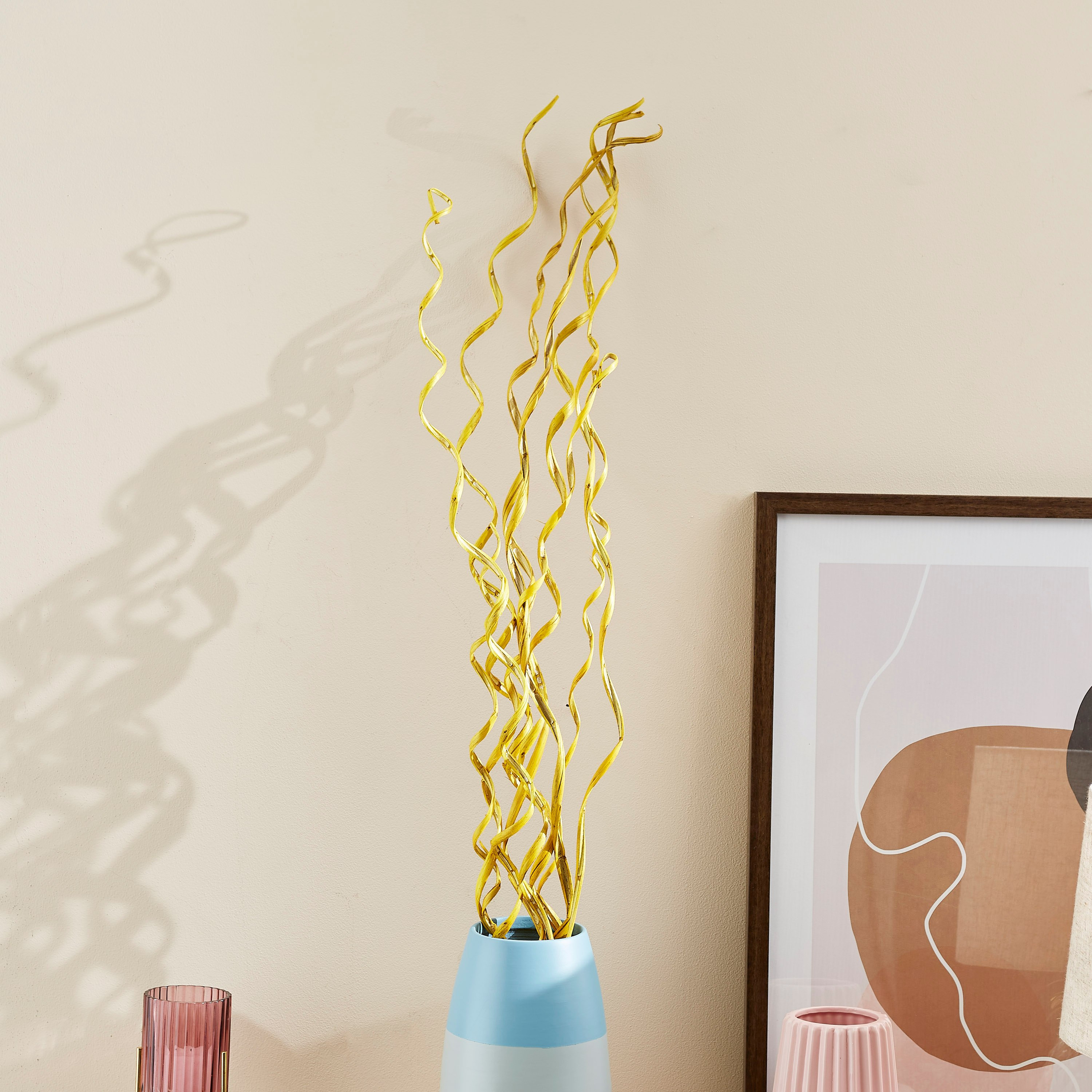 أعواد زينة لولبية من إيستيل- 12x5x100 سم-hbxdecorandfurnishings-homeaccessories-artificialflowersandplants-image-1