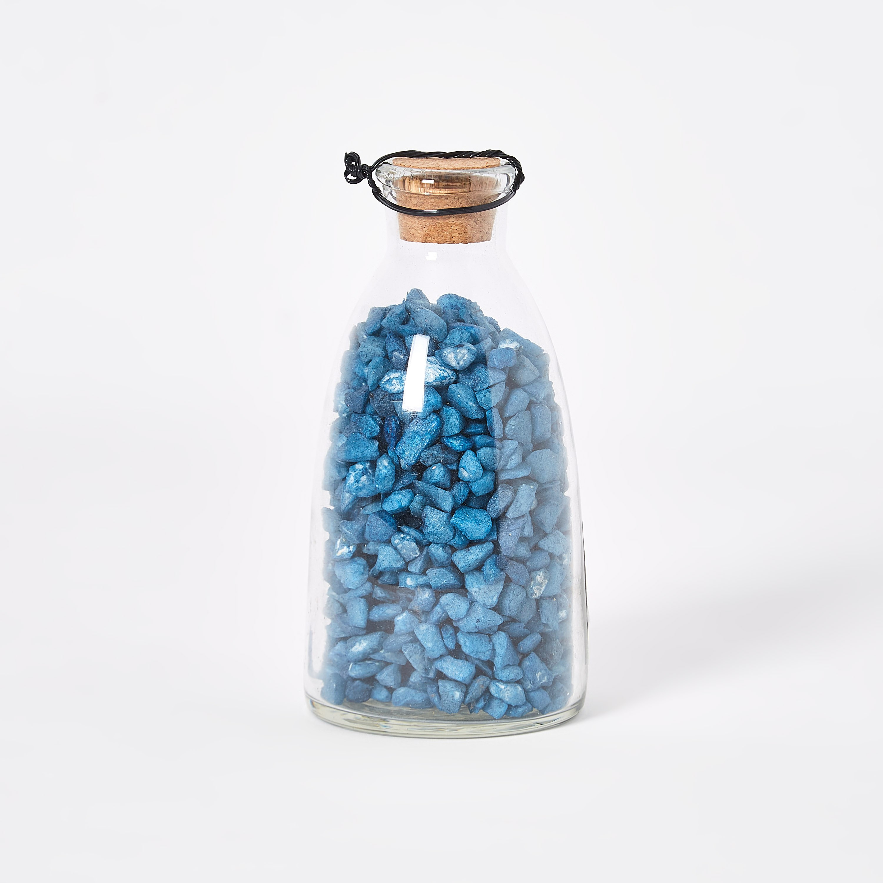 Estelle Decorative Pebbles in Glass Jar - 8x16 cm-hbxhomeware-homedecor-figurinesandornaments-image-4