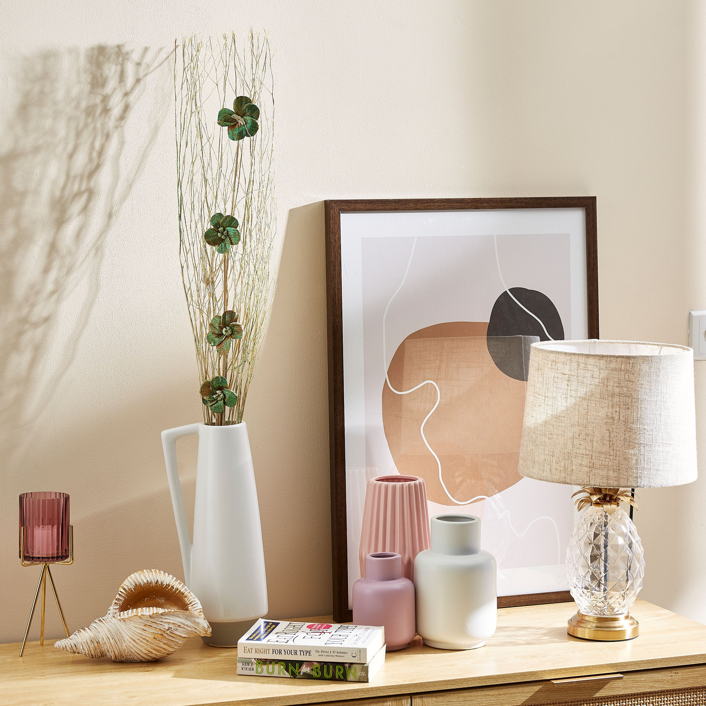 أعواد زينة لامعة من إيستيل - 6x6x100 سم-hbxdecorandfurnishings-homeaccessories-artificialflowersandplants-image-3