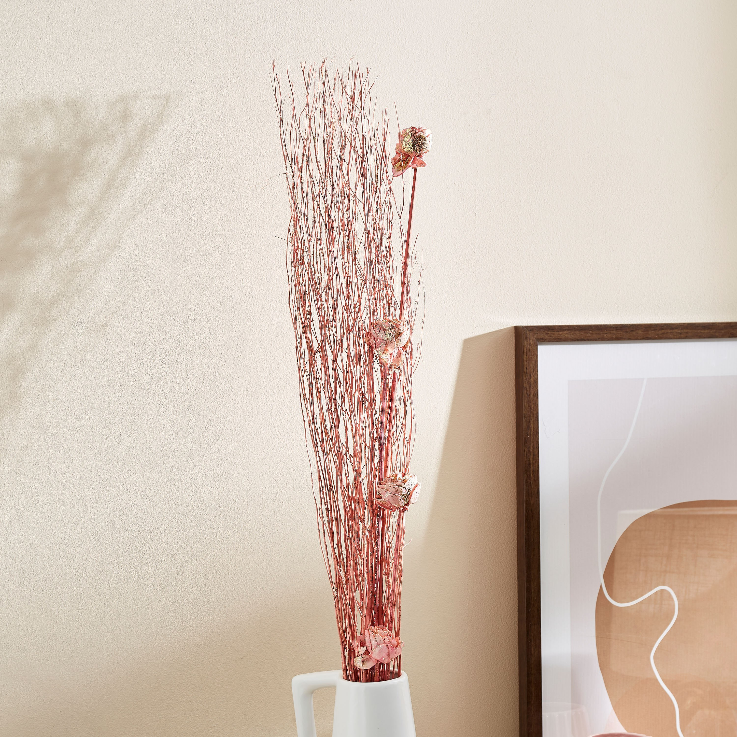 أعواد زينة لامعة من إيستيل - 6x6x100 سم-hbxdecorandfurnishings-homeaccessories-artificialflowersandplants-image-1