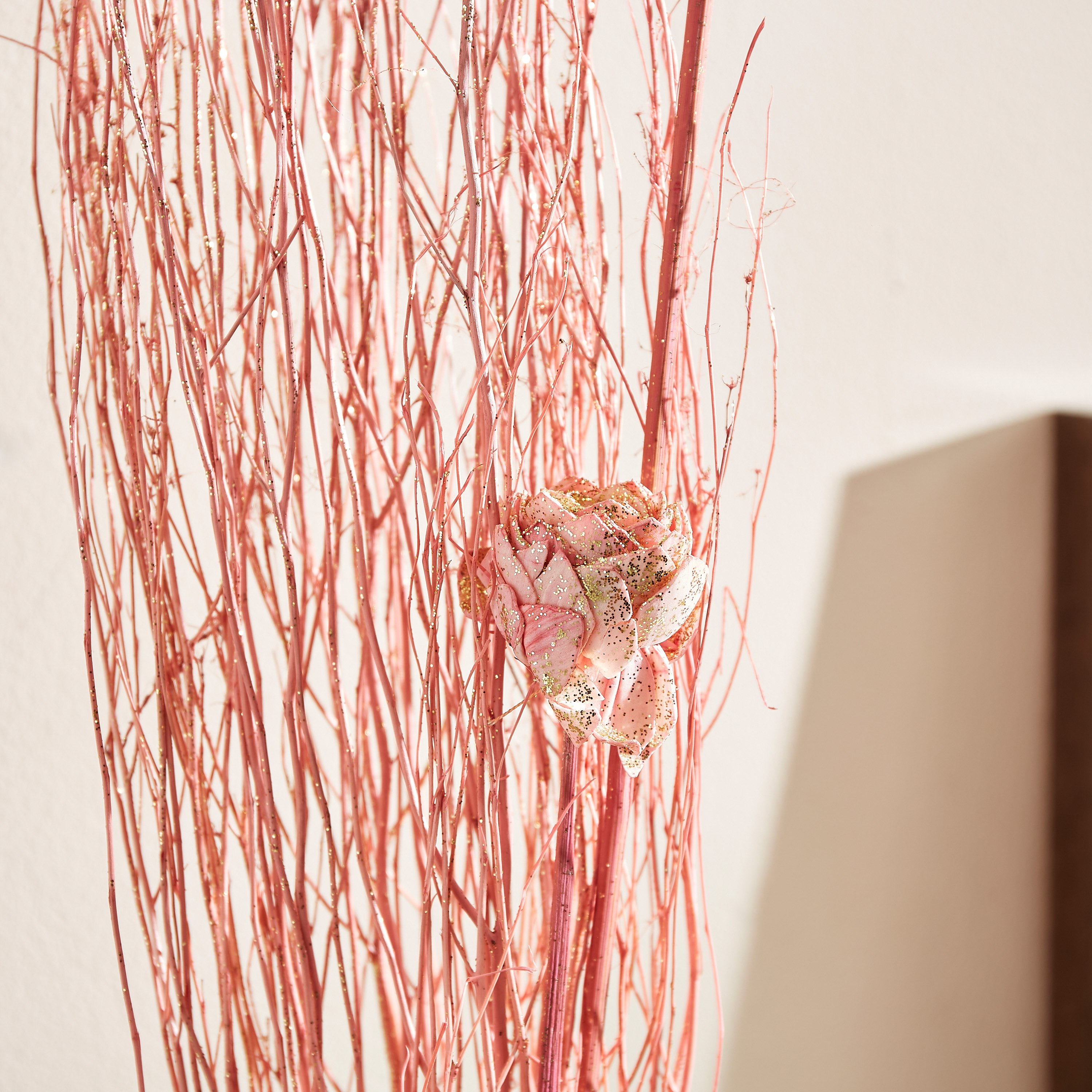 أعواد زينة لامعة من إيستيل - 6x6x100 سم-hbxdecorandfurnishings-homeaccessories-artificialflowersandplants-image-2