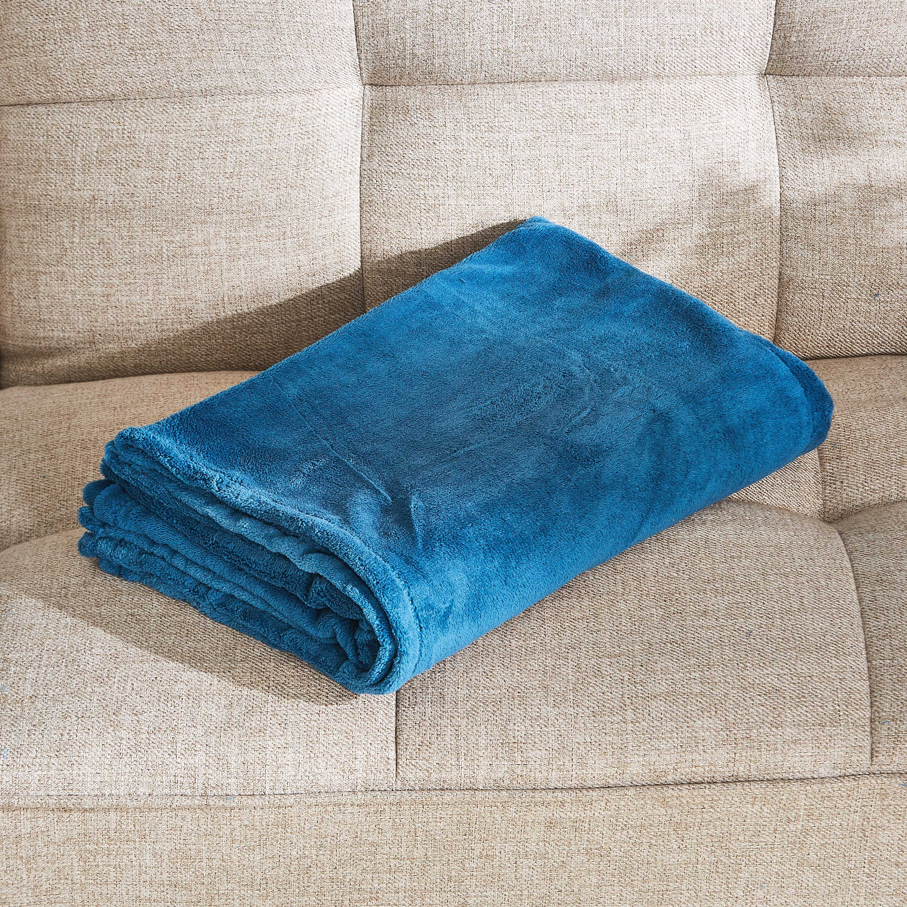 بطانية صوف خفيفة كورال سادة من أونتاريو - 120x170 سم-hbxhomeware-hbxbedroom-image-3