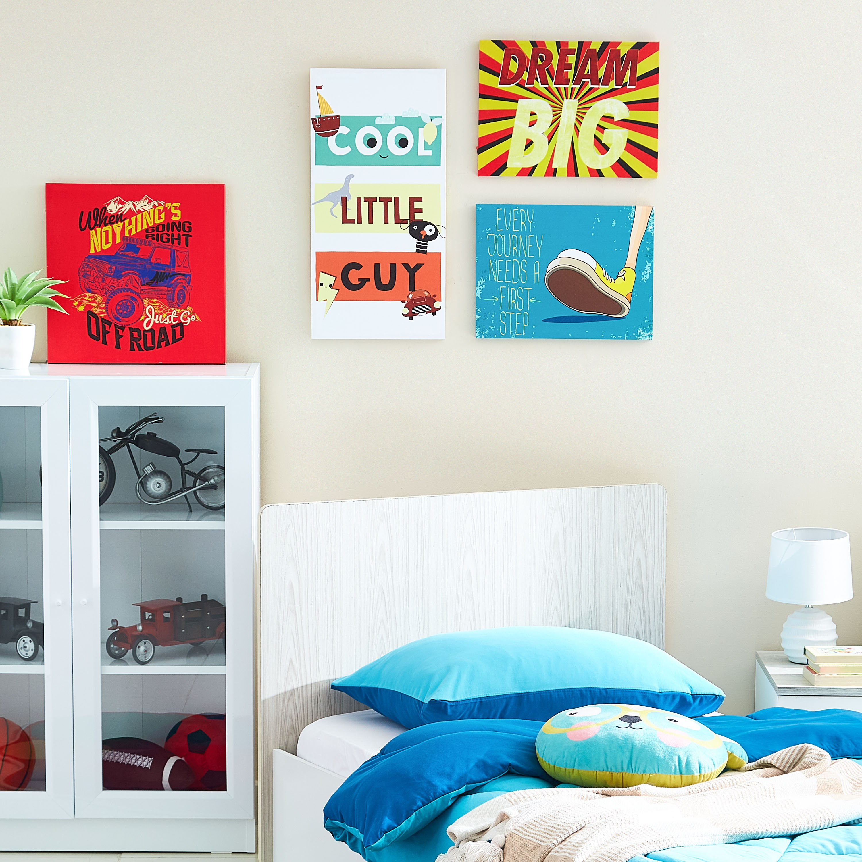 لوحة كانفاس بطبعات بيج دريم من آرتيستري - 30x40x1.8 سم-hbxhomeware-hbxkidsandyouth-image-4