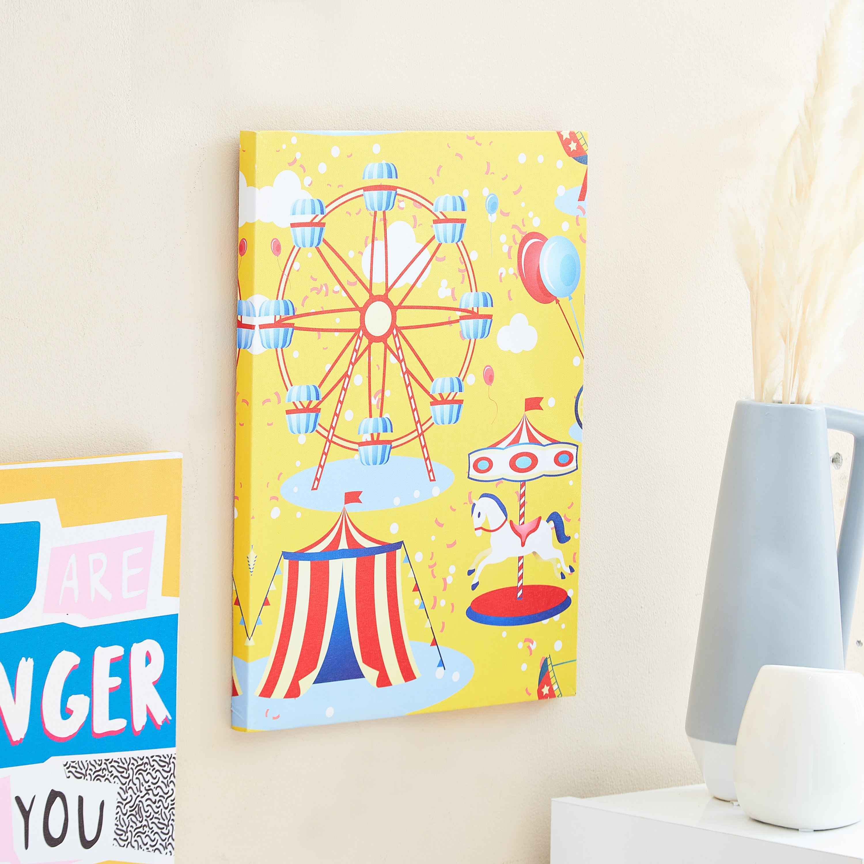لوحة كانفاس بطبعات من آرتيستري - 30x40x1.8 سم-hbxhomeware-hbxkidsandyouth-image-2