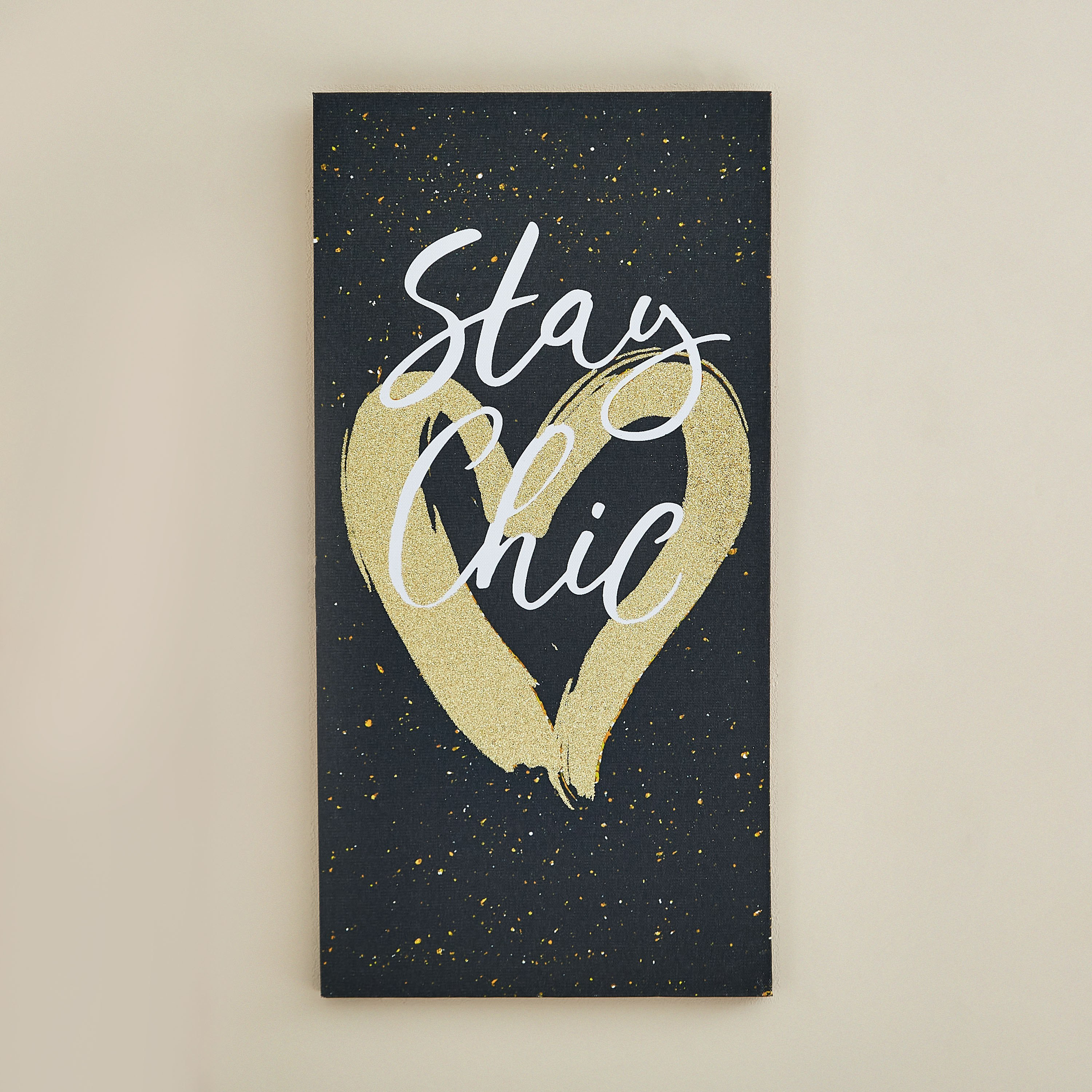 لوحة كانفاس جليتر بطبعات ستاي شيك من آرتيستري - 30x60x1.8 سم-hbxhomeware-hbxkidsandyouth-image-1