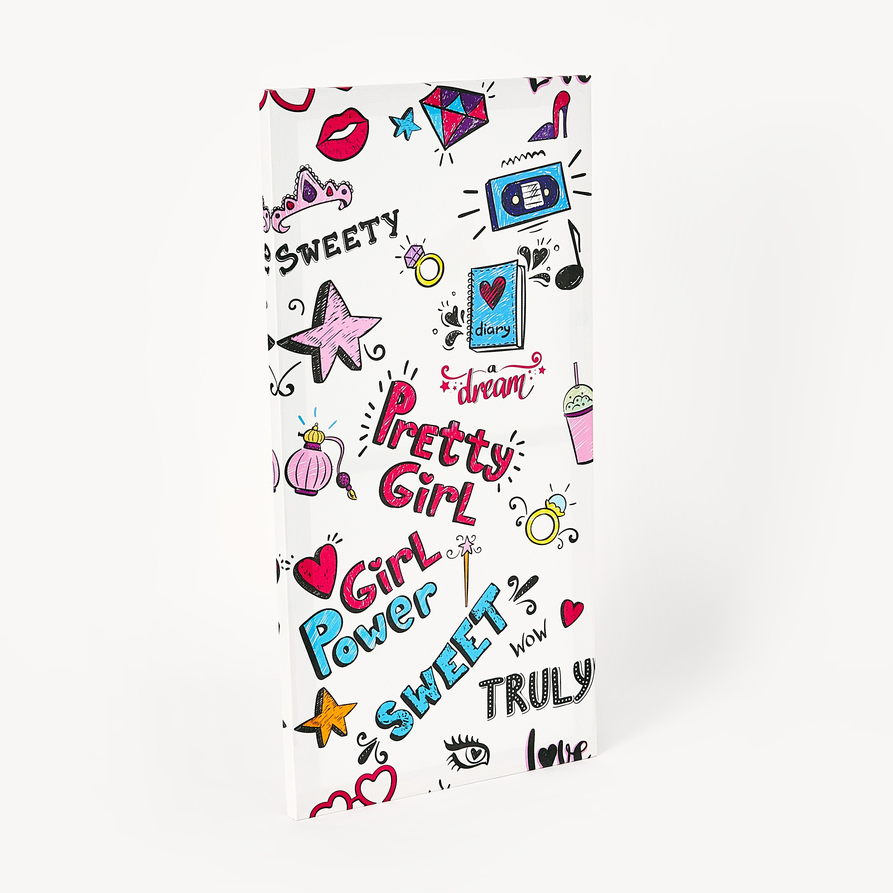 لوحة كانفاس بطبعات جيرل باور من آرتيستري - 30x60x1.8 سم-hbxhomeware-hbxkidsandyouth-image-6