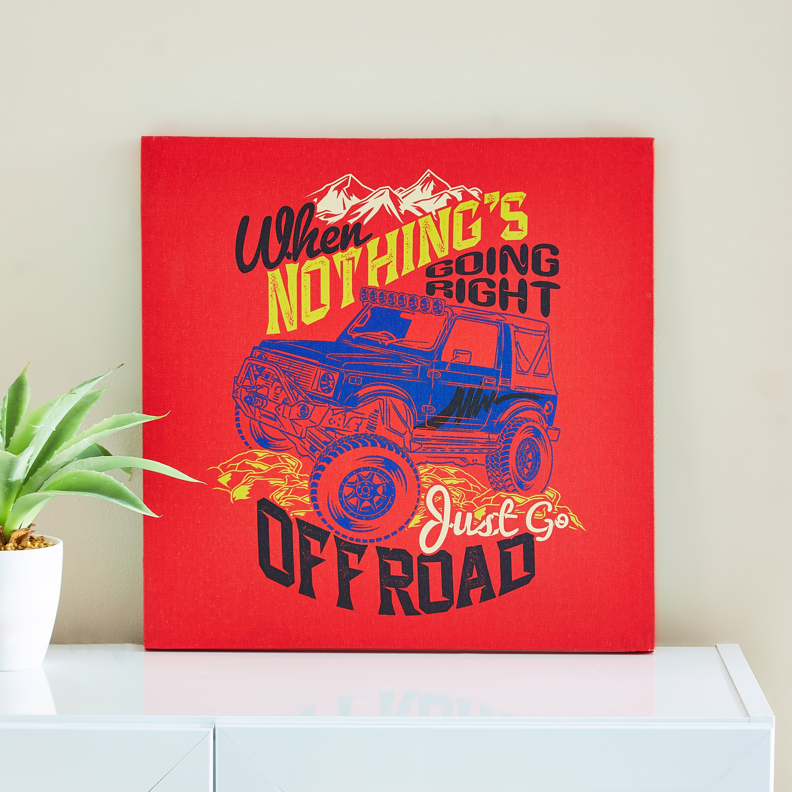 لوحة كانفاس بطبعات من آرتيستري- 40x40x1.8 سم-hbxhomeware-hbxkidsandyouth-image-1