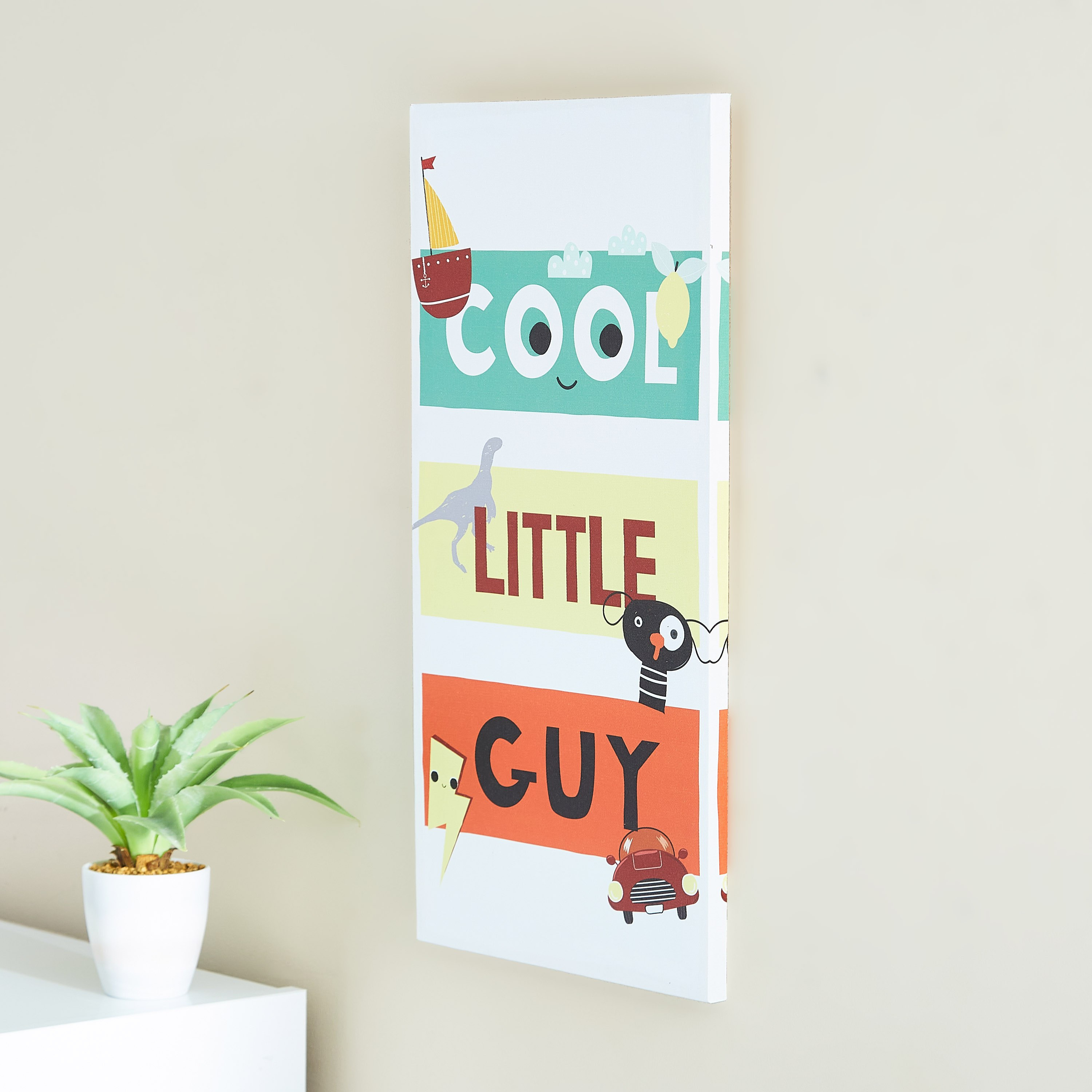 لوحة قماش بطبعات فنية كول جاي - 30x60x1.8 سم-hbxhomeware-hbxkidsandyouth-image-2