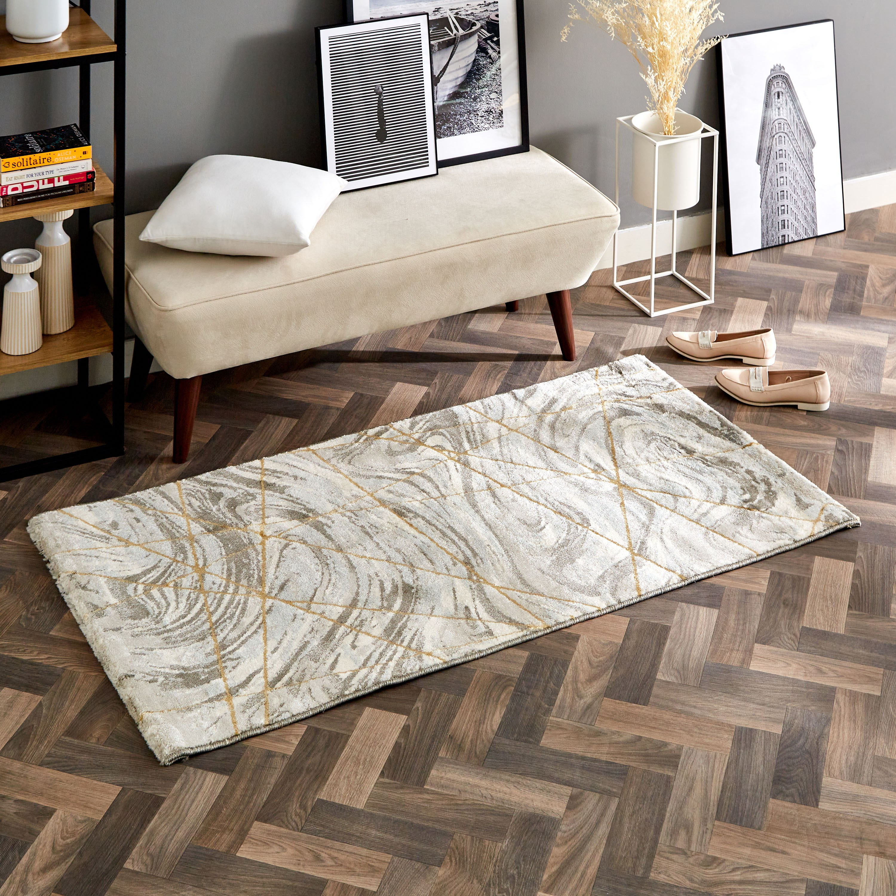 سجادة بولي بروبلين مقاومة للبقع من بيرلسكي هوجو - 80x150 سم-hbxdecorandfurnishings-floorcoverings-rugs-image-1