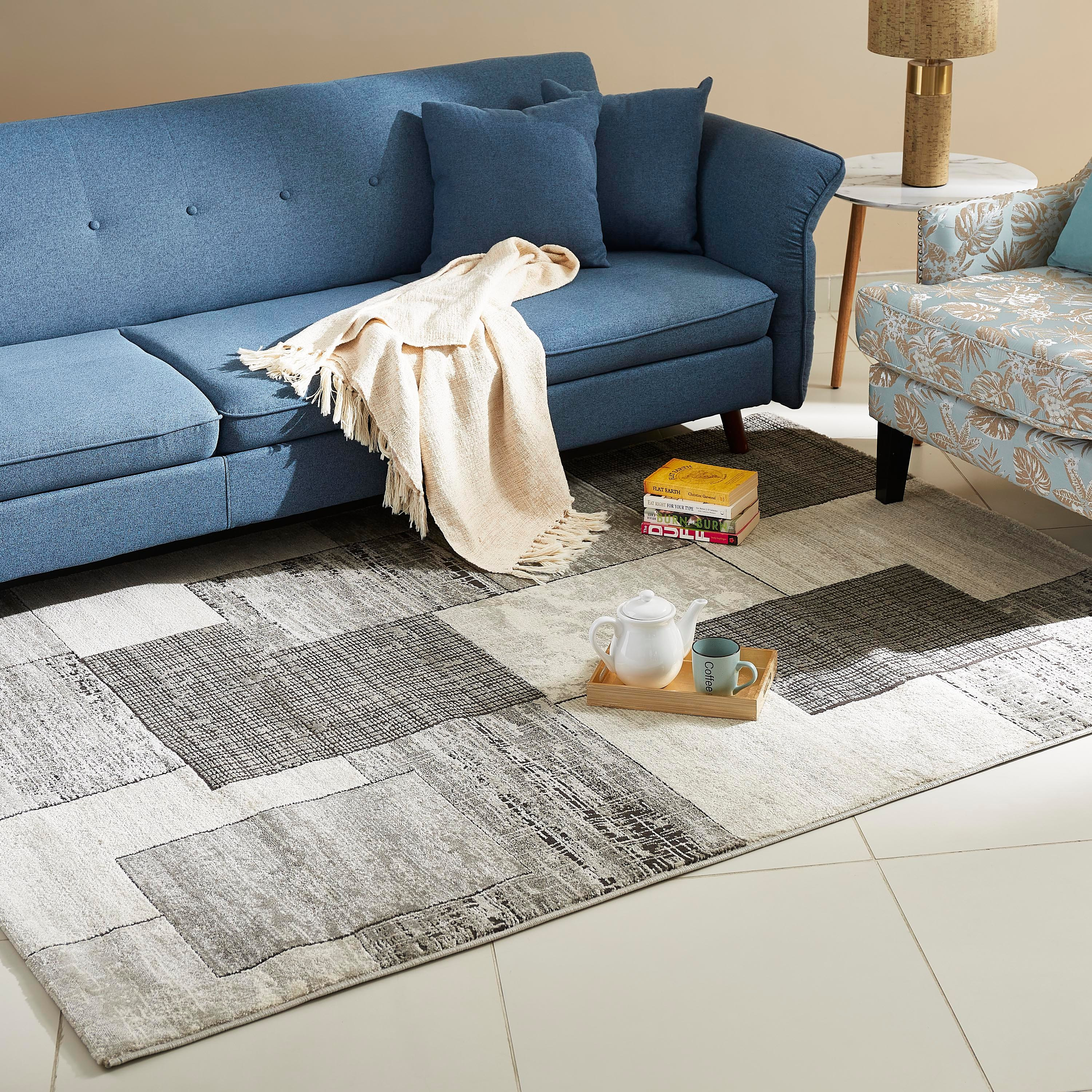 سجادة بولي بروبلين مقاومة للبقع من ماكرانا مهدي - 160x230 سم-hbxdecorandfurnishings-floorcoverings-rugs-image-1