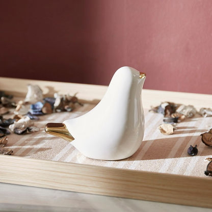Casa Ceramic Bird Figurine - 11.5x6.5x10.5 cm