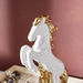 Casa Ceramic Running Horse Figurine - 18x7x30 cm-Figurines and Ornaments-thumbnailMobile-2