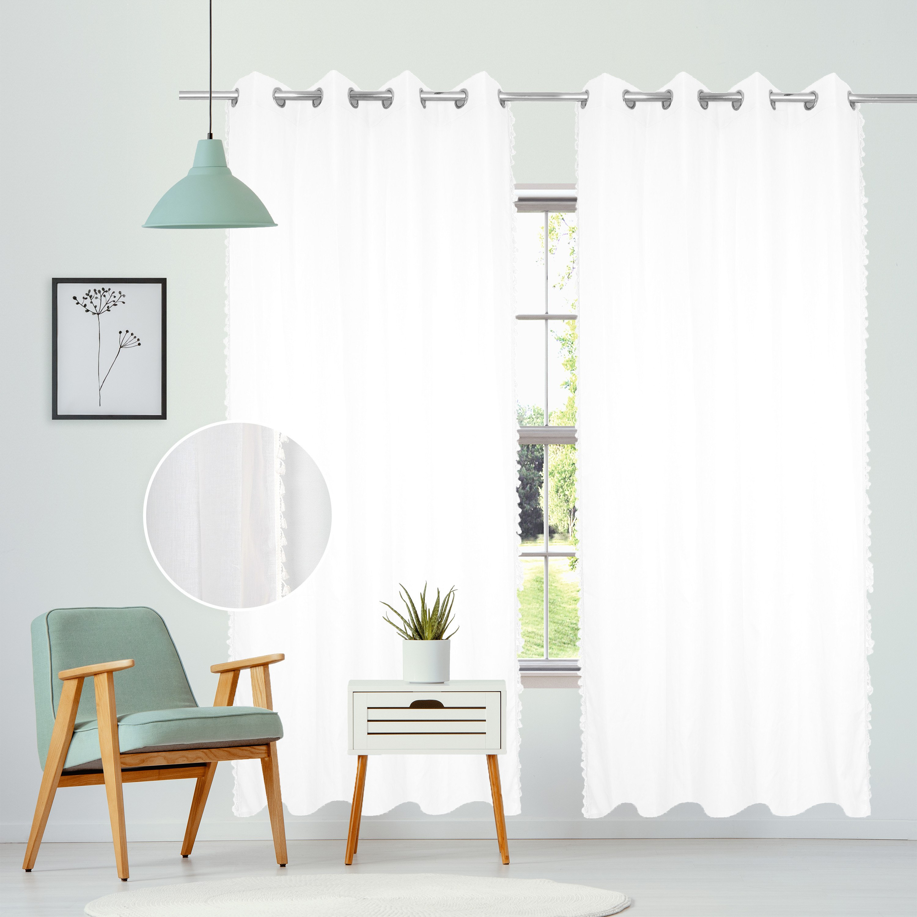 طقم ستائر شفافة بشراشيب من قطعتين من ميا - 140x300 سم-PROMO_HB_AE_B1G1_250925-image-1