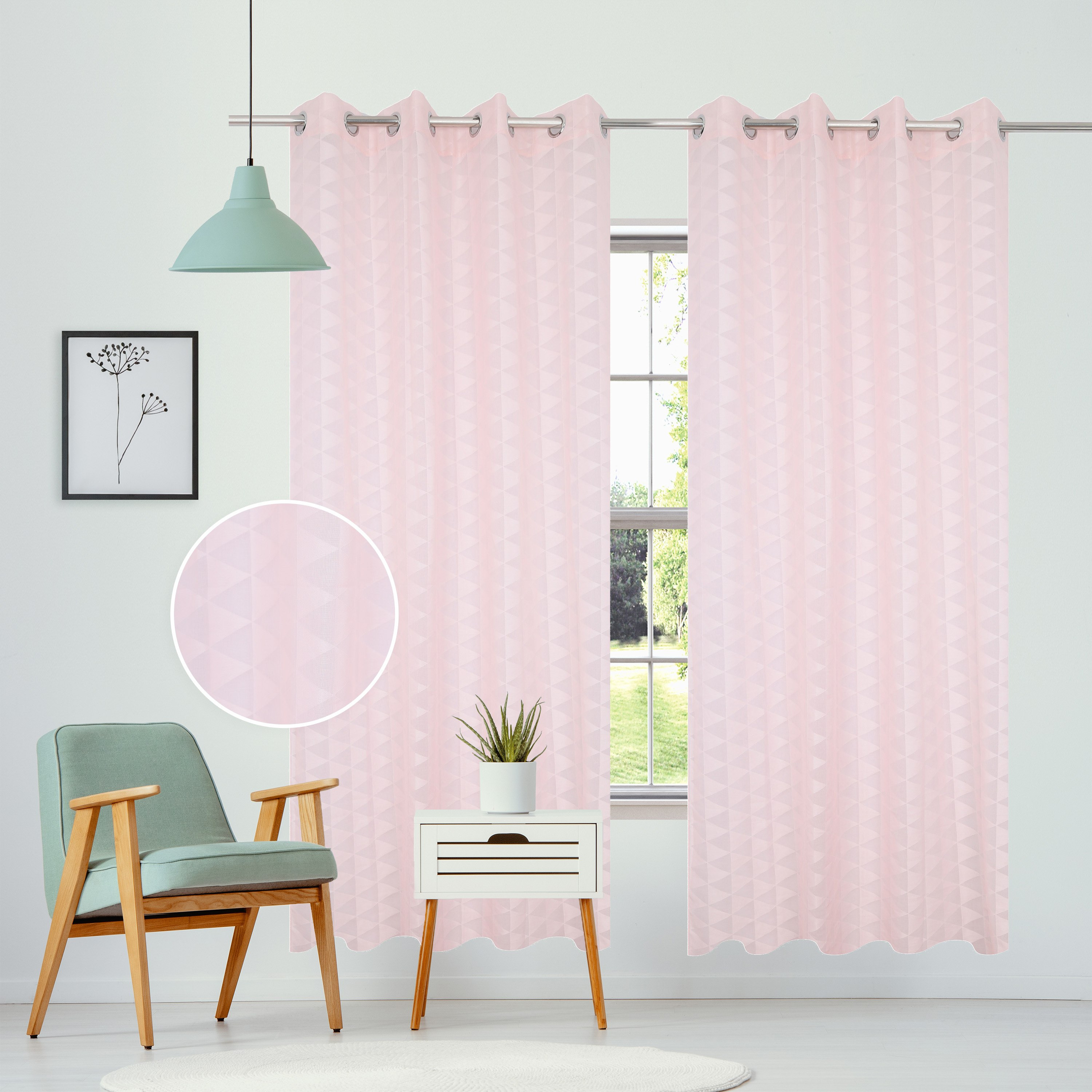 طقم ستائر شفافة بتصميم هندسي قطعتين من زوي جيو- 240x140 سم-PROMO_HB_AE_B1G1_250925-image-1