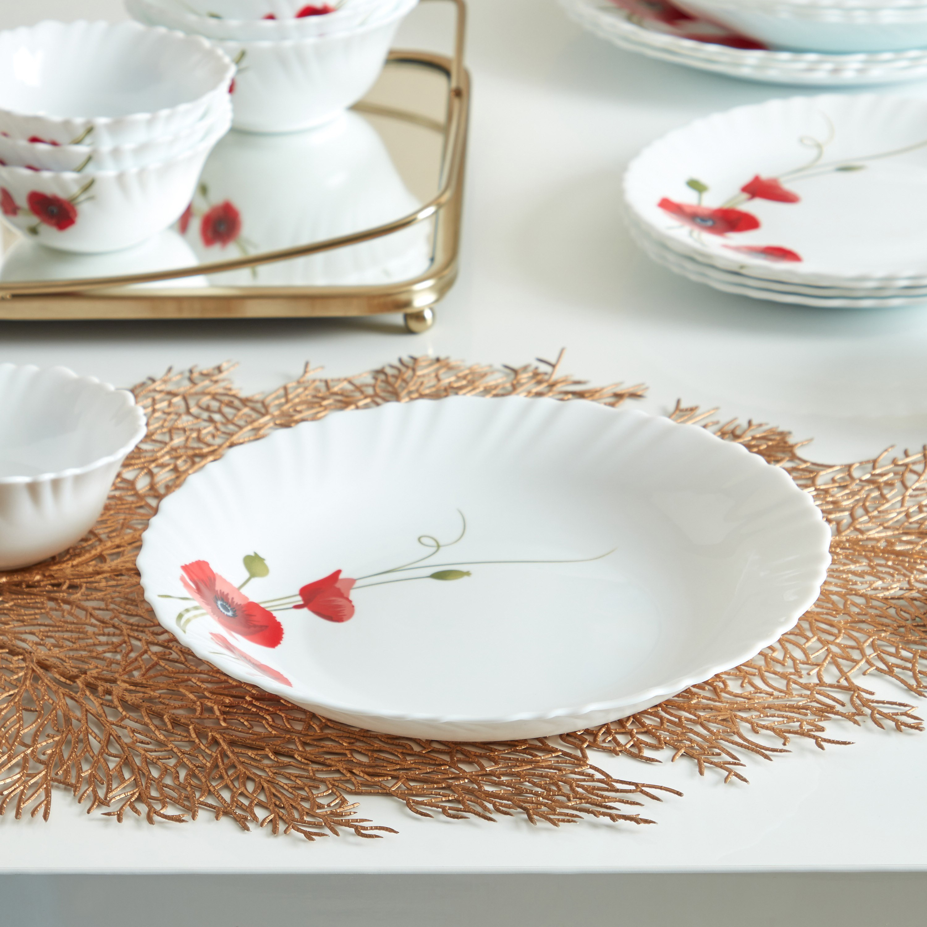 طقم مستلزمات مائدة أوبال وير كارنيشن 20 قطعة من آيفوري-hbxhomeware-hbxkitchen-image-2