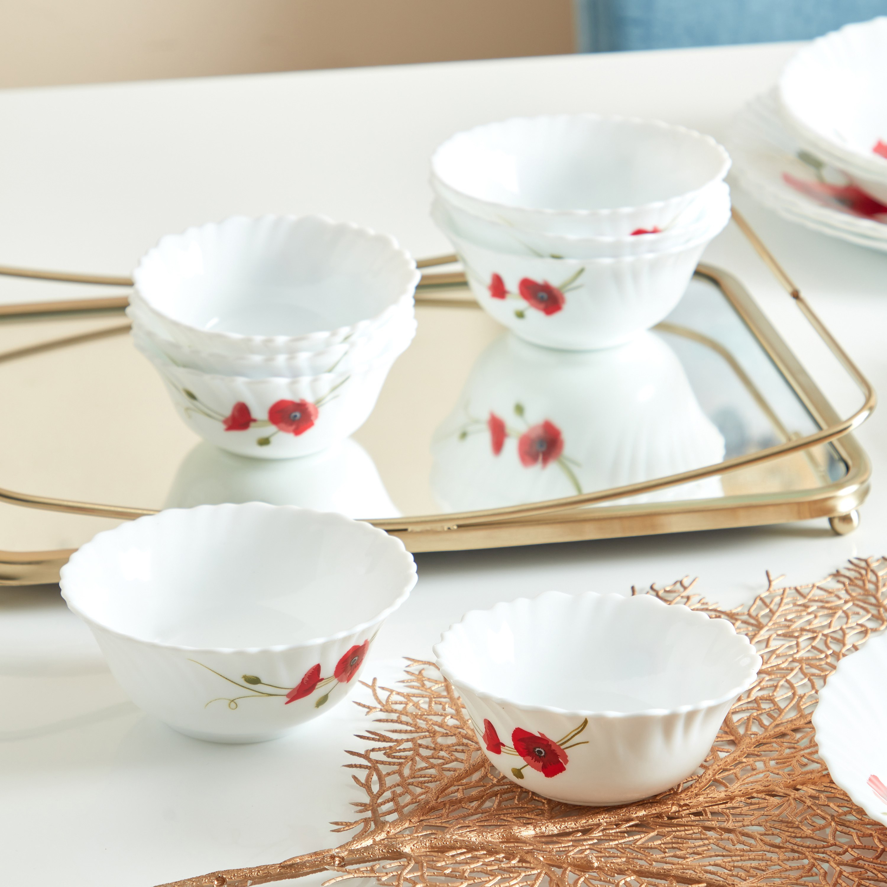 طقم مستلزمات مائدة أوبال وير كارنيشن 20 قطعة من آيفوري-hbxhomeware-hbxkitchen-image-3