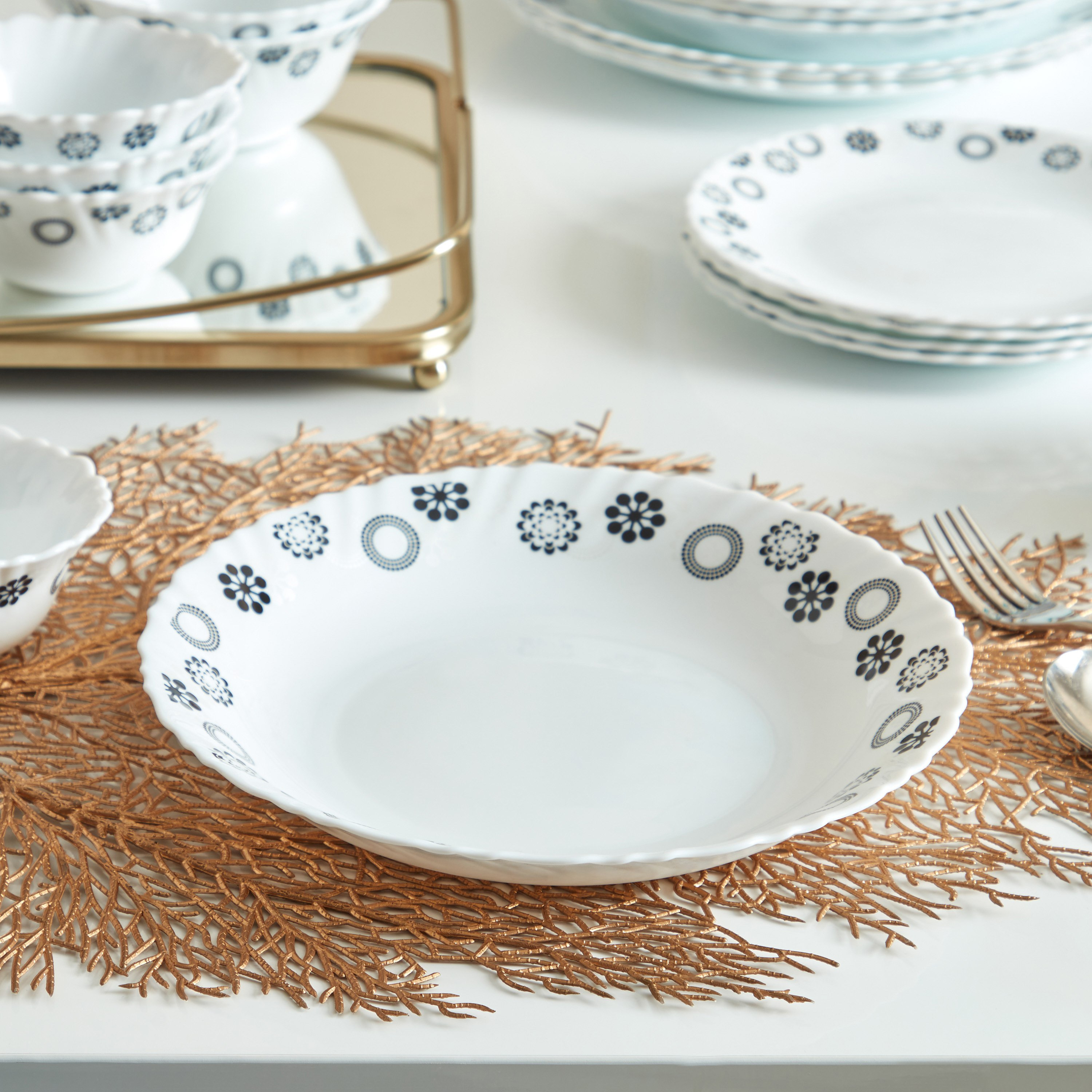 طقم مستلزمات مائدة أوبال وير 20 قطعة يونيفرس من آيفوري-hbxhomeware-hbxkitchen-image-2