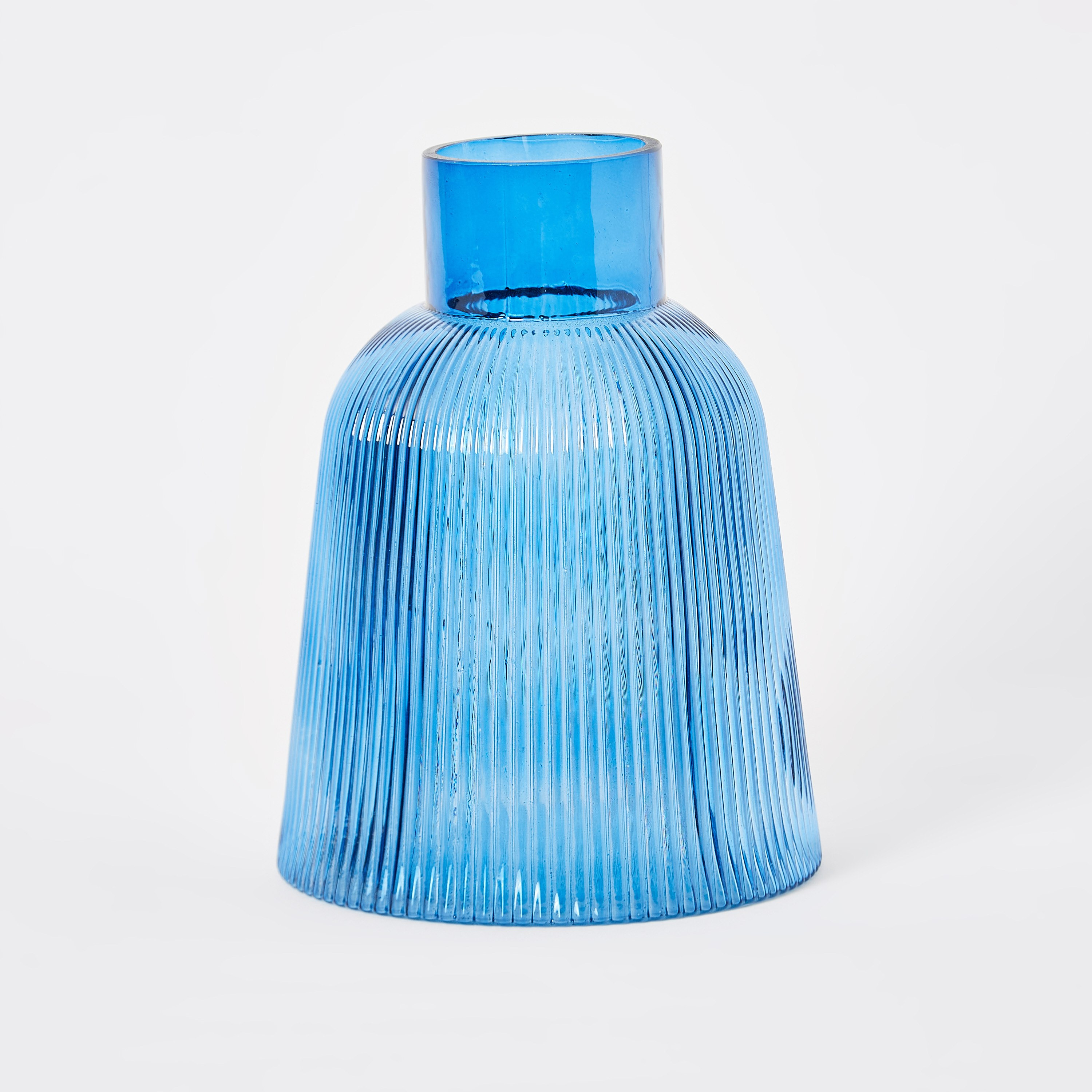 مزهرية زجاجية برقبة من هيبورن - 18x23 سم-hbxbedroom-decorandaccessories-vases-image-6