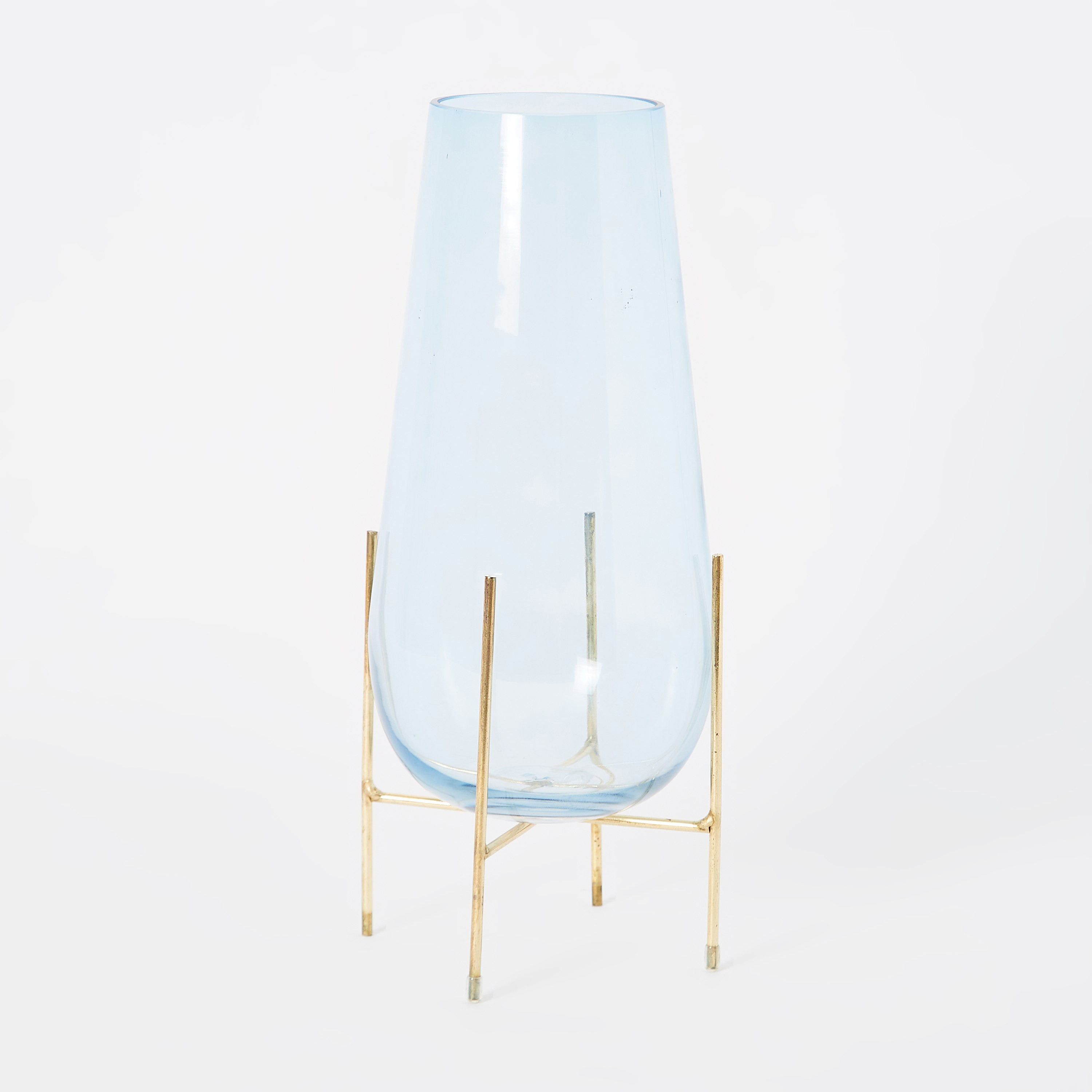 مزهرية زجاجية على شكل حرف U مع حامل من هيبورن - 14.5x37.5 سم-hbxbedroom-decorandaccessories-vases-image-6