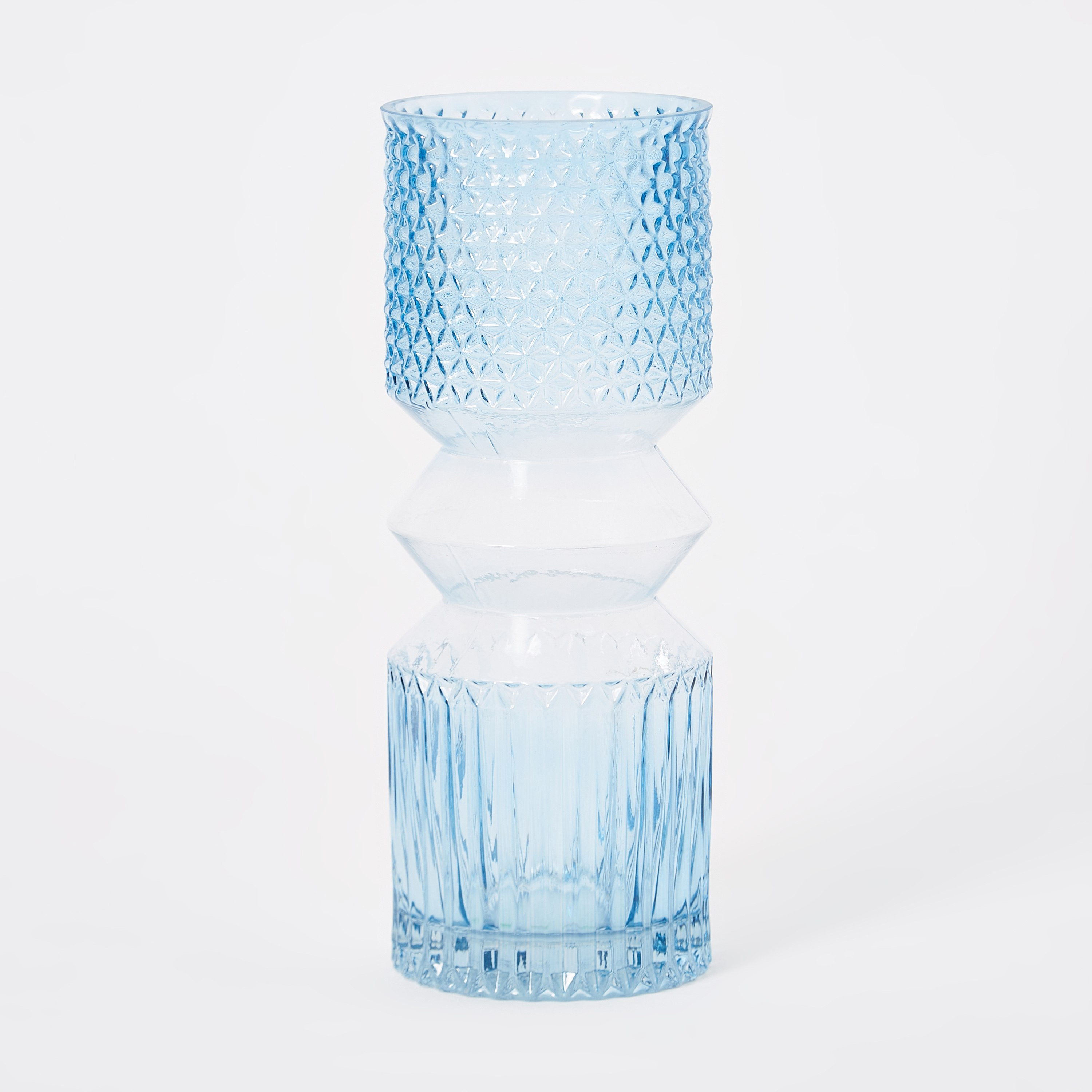 Hepburn Glass Textured Ombre Cylinder Vase - 11.5x30 cm-PROMO_HB_AE_B1G1_250925-image-6