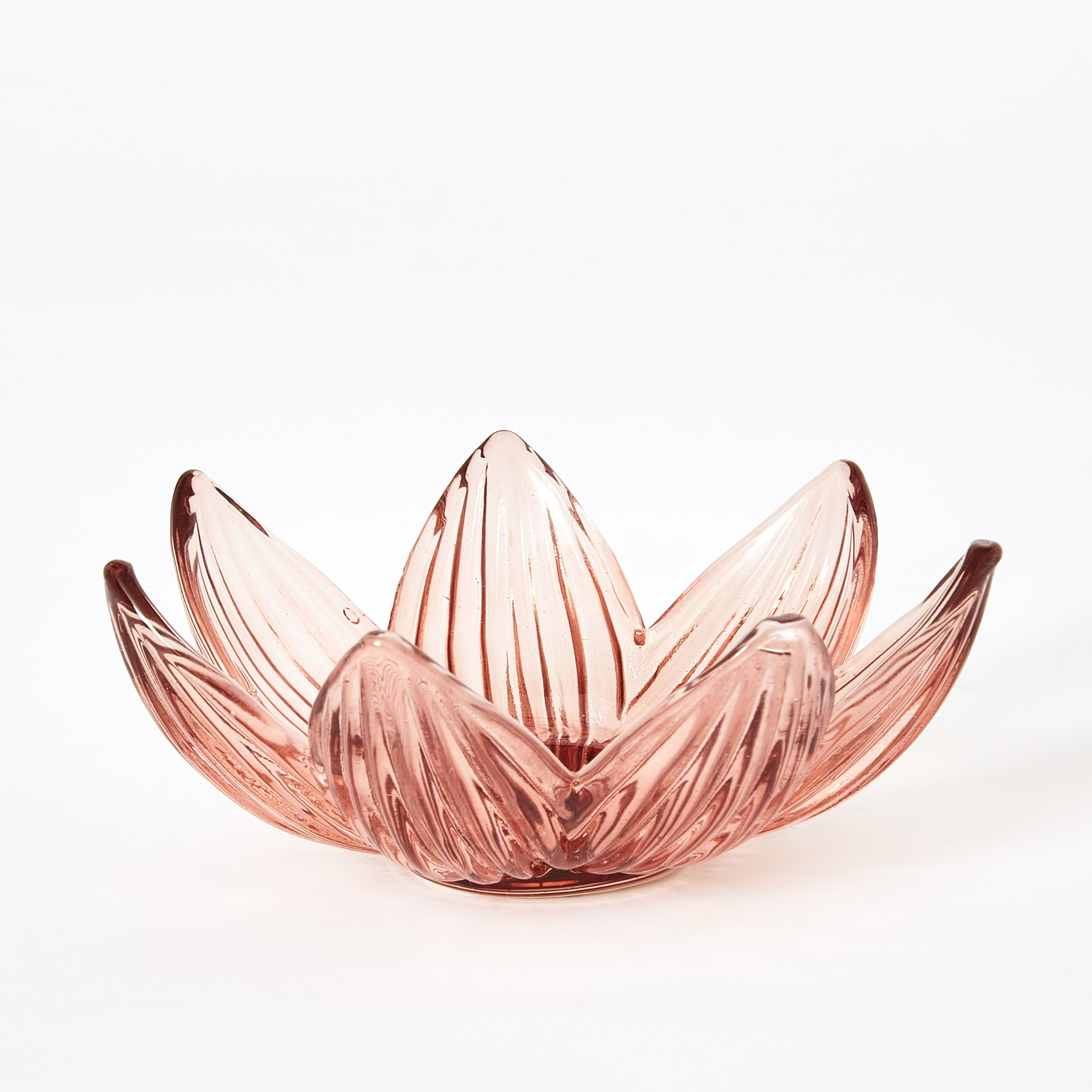 حامل شموع زجاجي فلورال بلوم من أودري- 11.5x4.6 سم-hbxlivingroom-decorandaccessories-candleholders-image-5