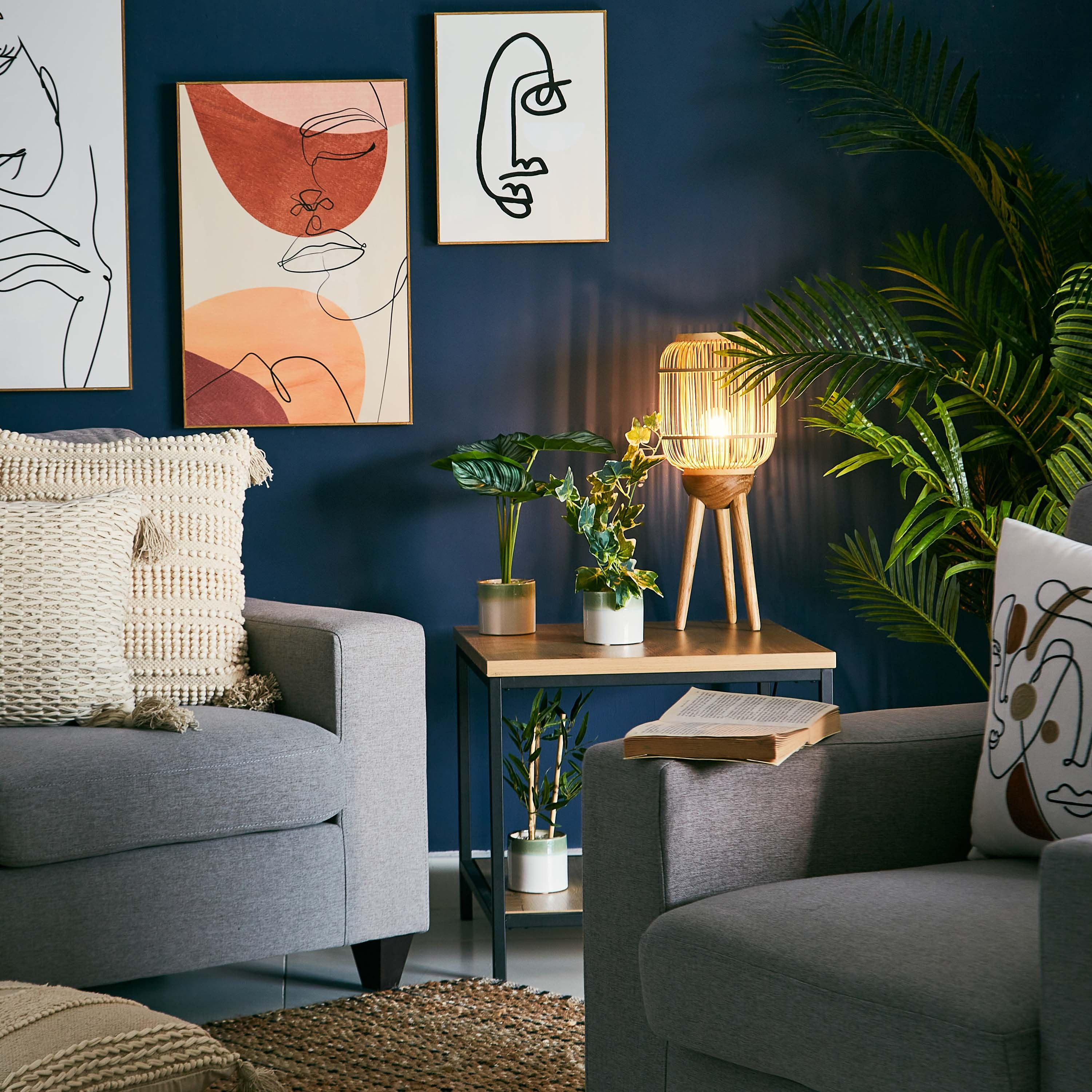 نبات اصطناعي داخل إناء سيراميك من ليفيا - 10x25 سم-hbxdecorandfurnishings-homeaccessories-artificialflowersandplants-image-3