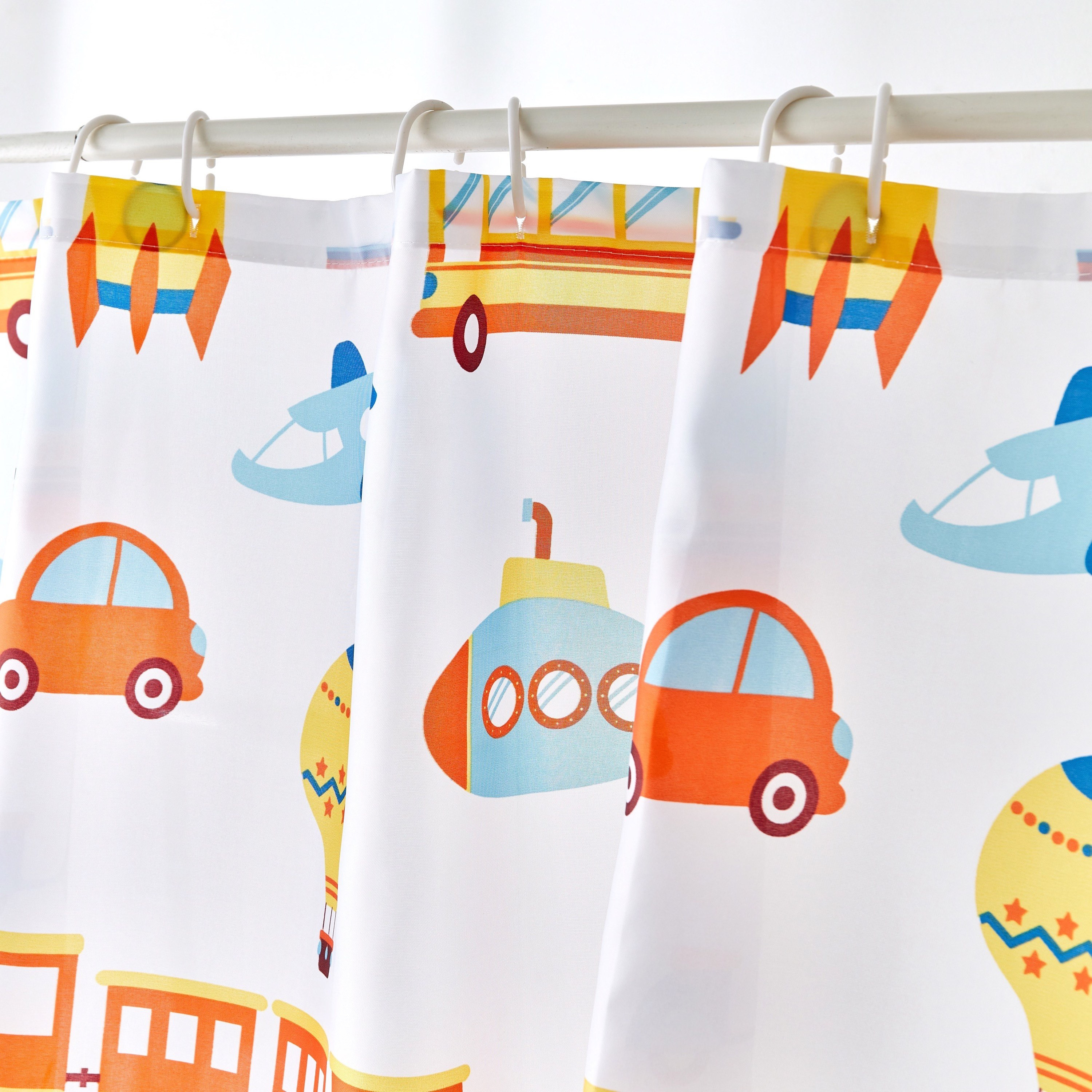 ستارة استحمام بطبعات وسائل نقل من أريس - 180x180 سم-hbxhomeware-hbxkidsandyouth-image-2