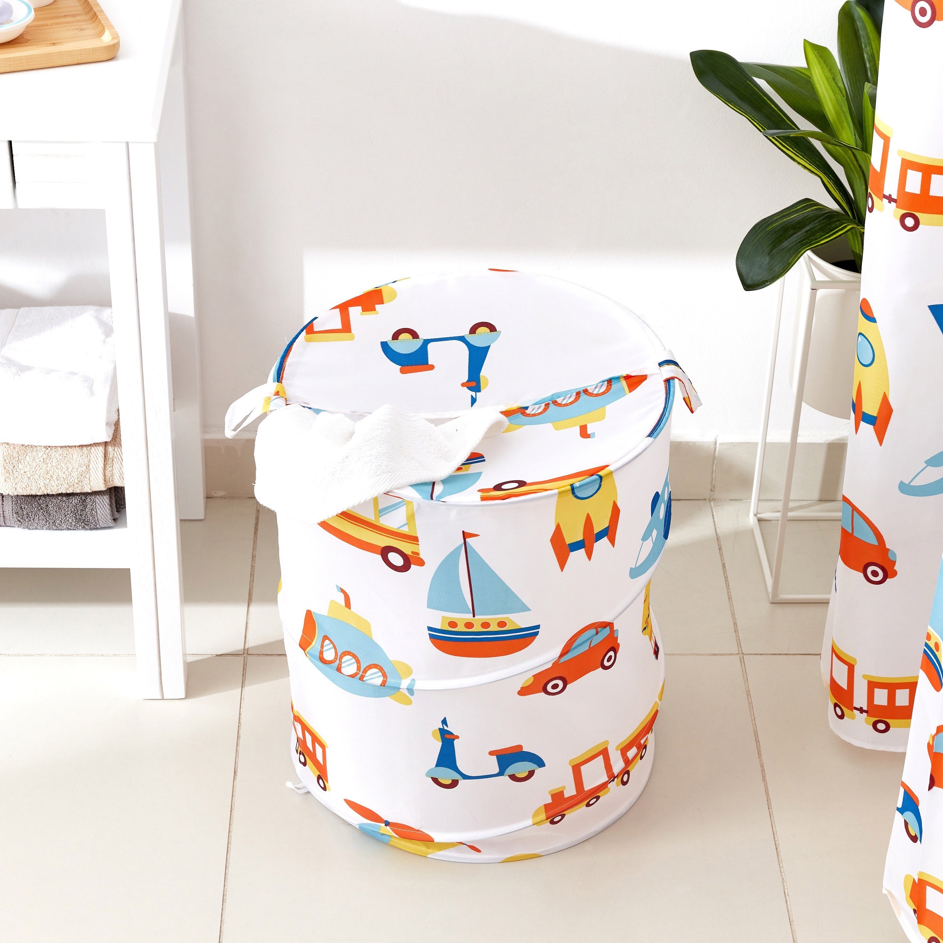 سلة غسيل بطبعات وسائل نقل من أريس - 42x55 سم-hbxhomeware-hbxkidsandyouth-image-2